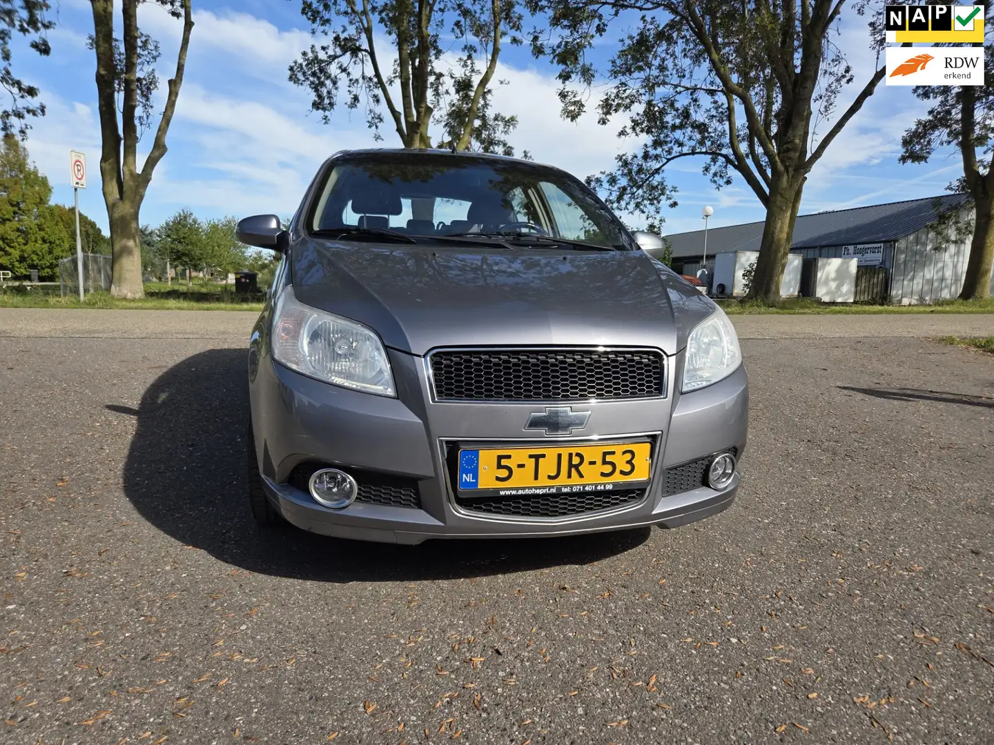Chevrolet Aveo 1.4 16V LS- AUTOMAAT-AIRCO-ELEKTRISCHE RAMEN- GOED Grijs - 1