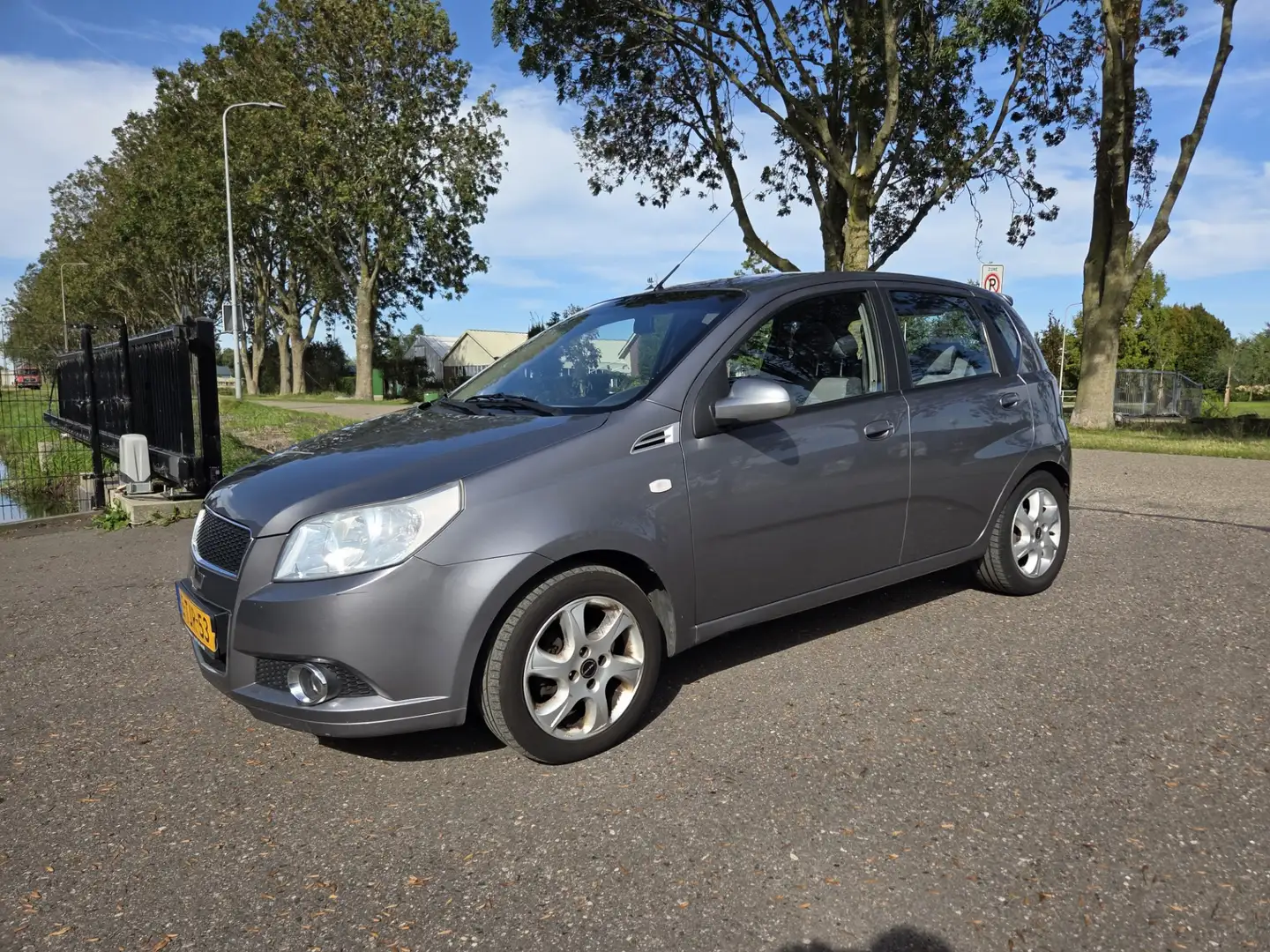 Chevrolet Aveo 1.4 16V LS- AUTOMAAT-AIRCO-ELEKTRISCHE RAMEN- GOED Grijs - 2