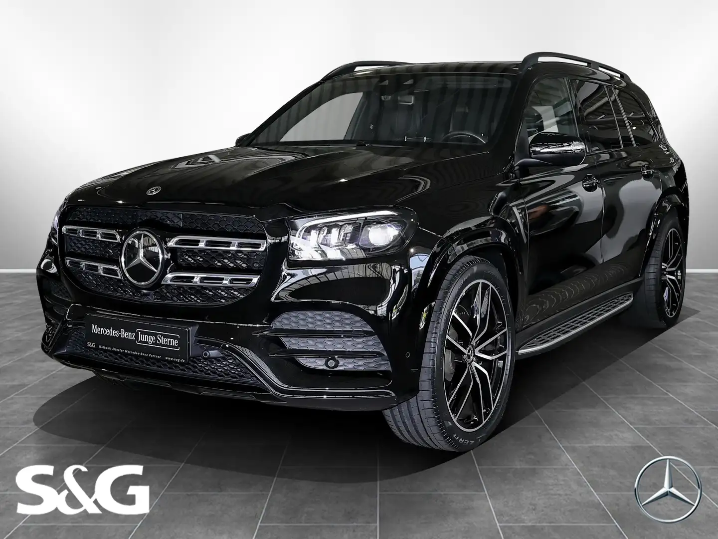 Mercedes-Benz GLS 400 d 4M AMG AHK+PANORAMA+HEADUP+DISTRONIC Noir - 1