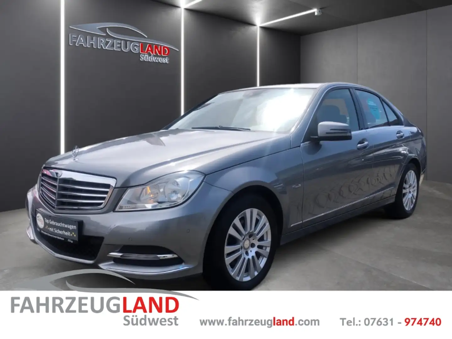 Mercedes-Benz C 180 CGI Elegance Navi Klimatronic LM Edelholz Esche Silber - 1