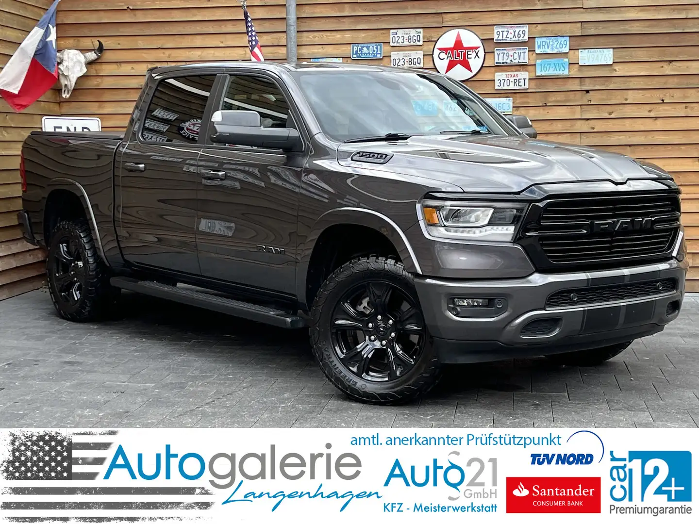 Dodge RAM 1500 5,7L V8 Laramie 4x4 AHK LPG Leder LED Grijs - 1