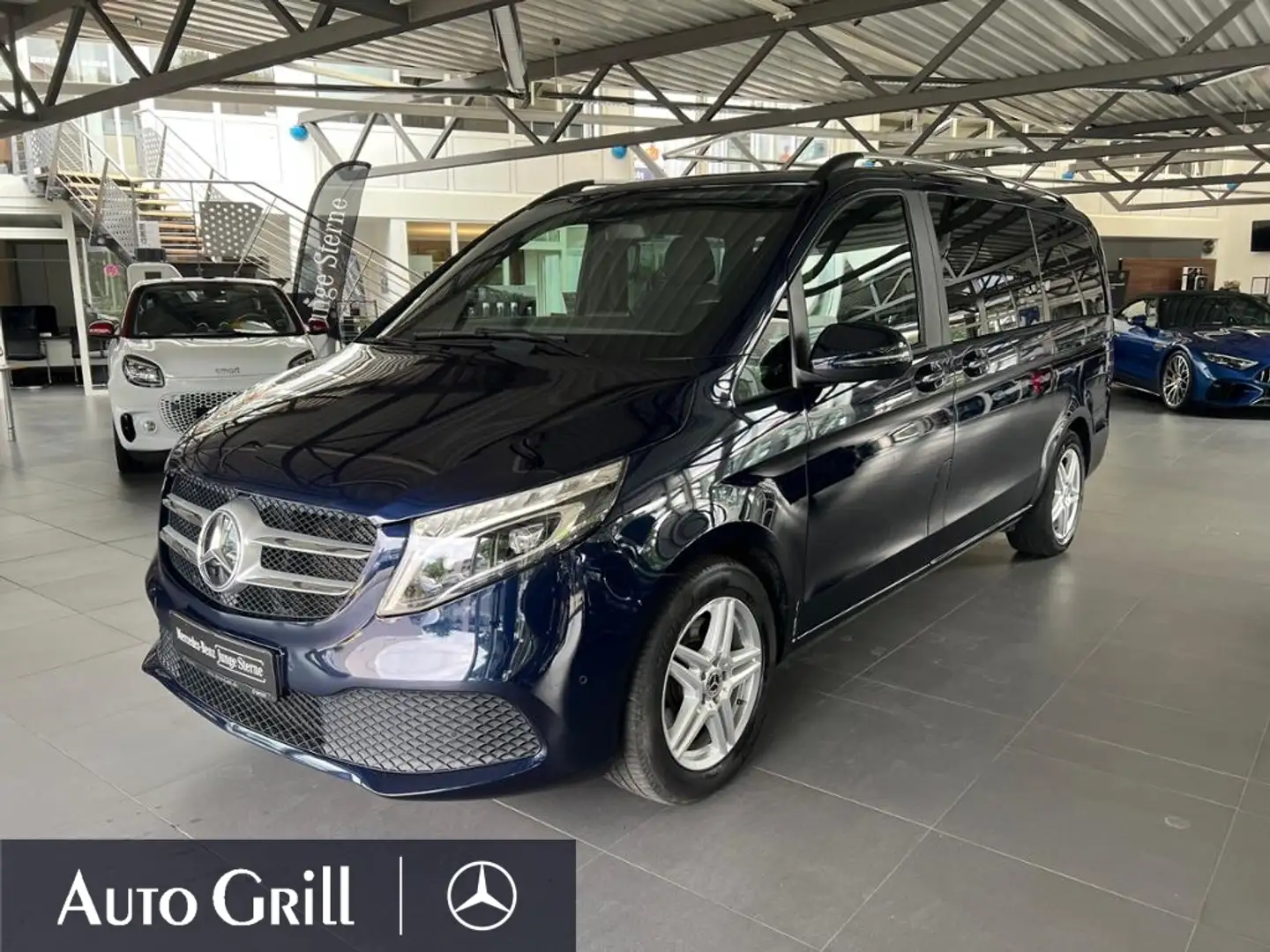 Mercedes-Benz V 220 d Lang Edition Sportpaket ILS AHK RFK 7SIt Blau - 1