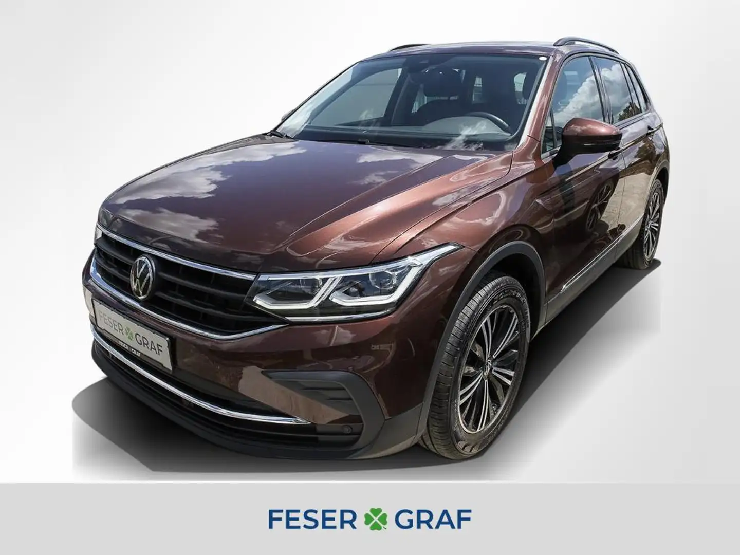 Volkswagen Tiguan 2.0 TDI DSG 4MOTION MATRIX-LED ACC Braun - 1