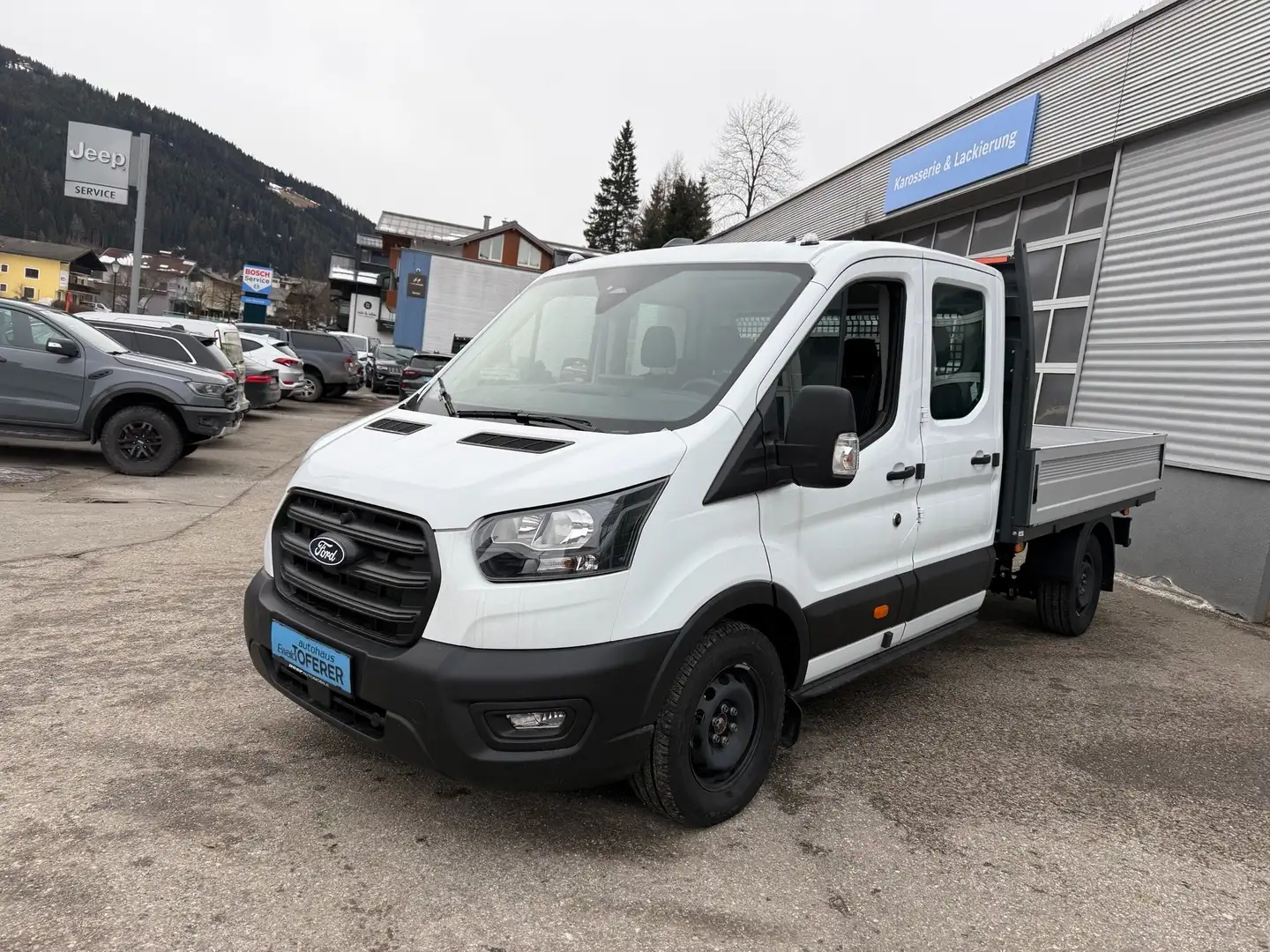 Ford Transit Doppelkabine Trend Pritsche L3 / Frontantrieb Weiß - 2