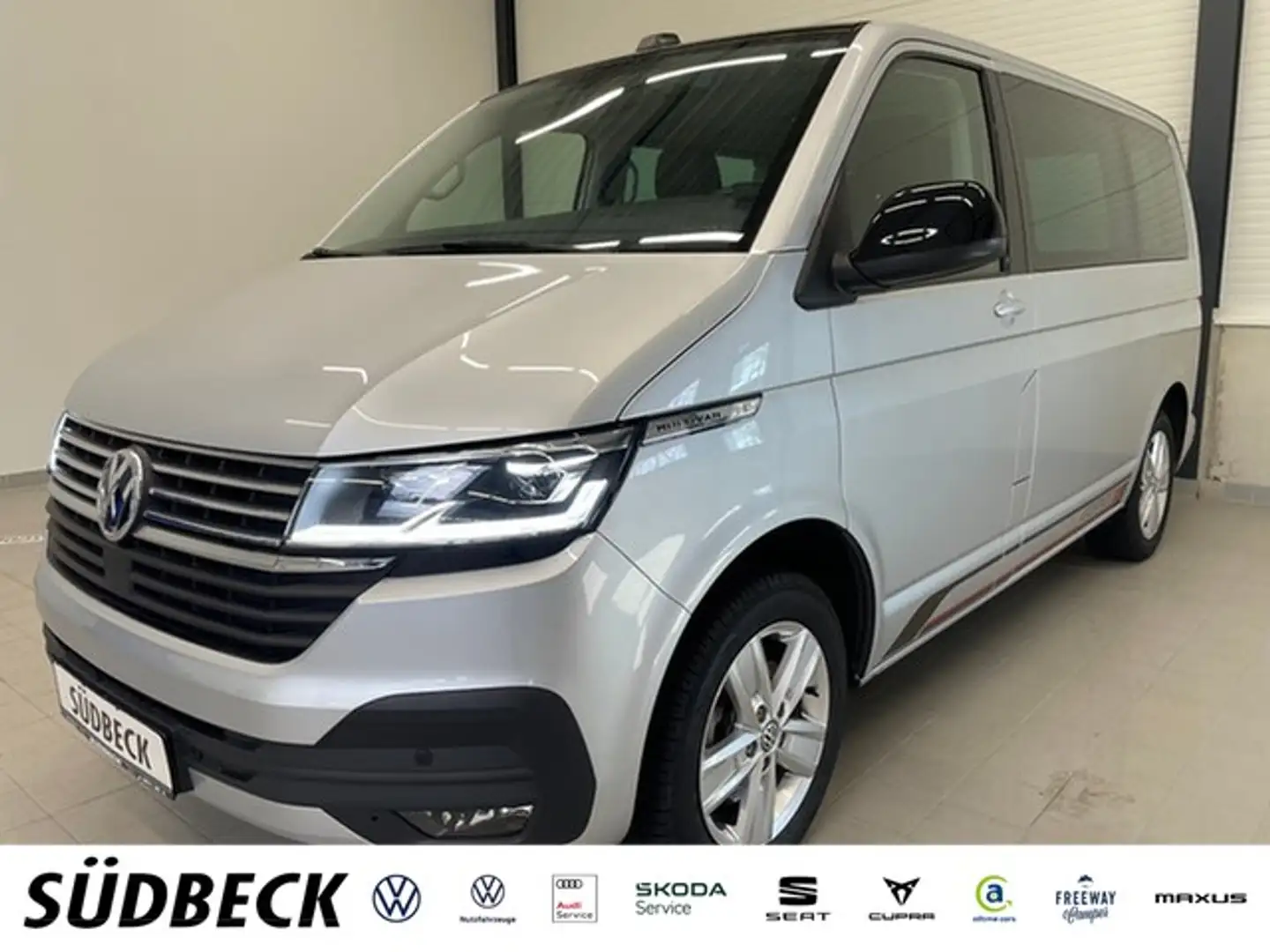 Volkswagen T6.1 Multivan Edition FWD LED+NAVI+AHK+STD-HZG srebrna - 1
