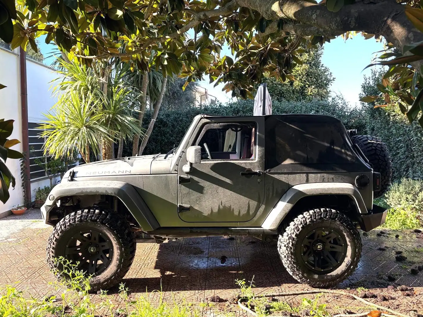 Jeep Wrangler Wrangler 3p 2.8 crd Sahara auto dpf Grigio - 2