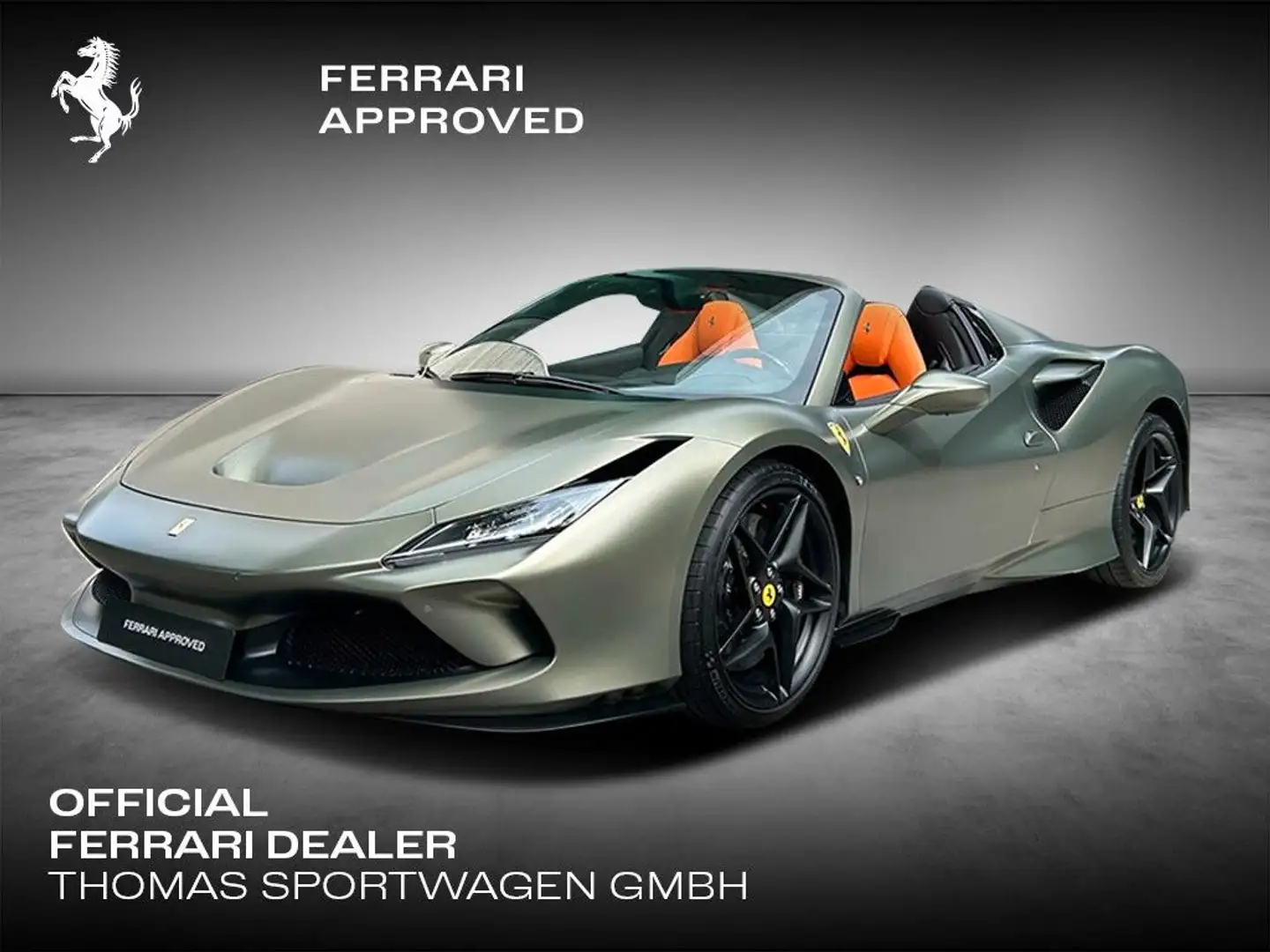 Ferrari F8 Spider Matt-Lack / Special Carbon Verde - 1