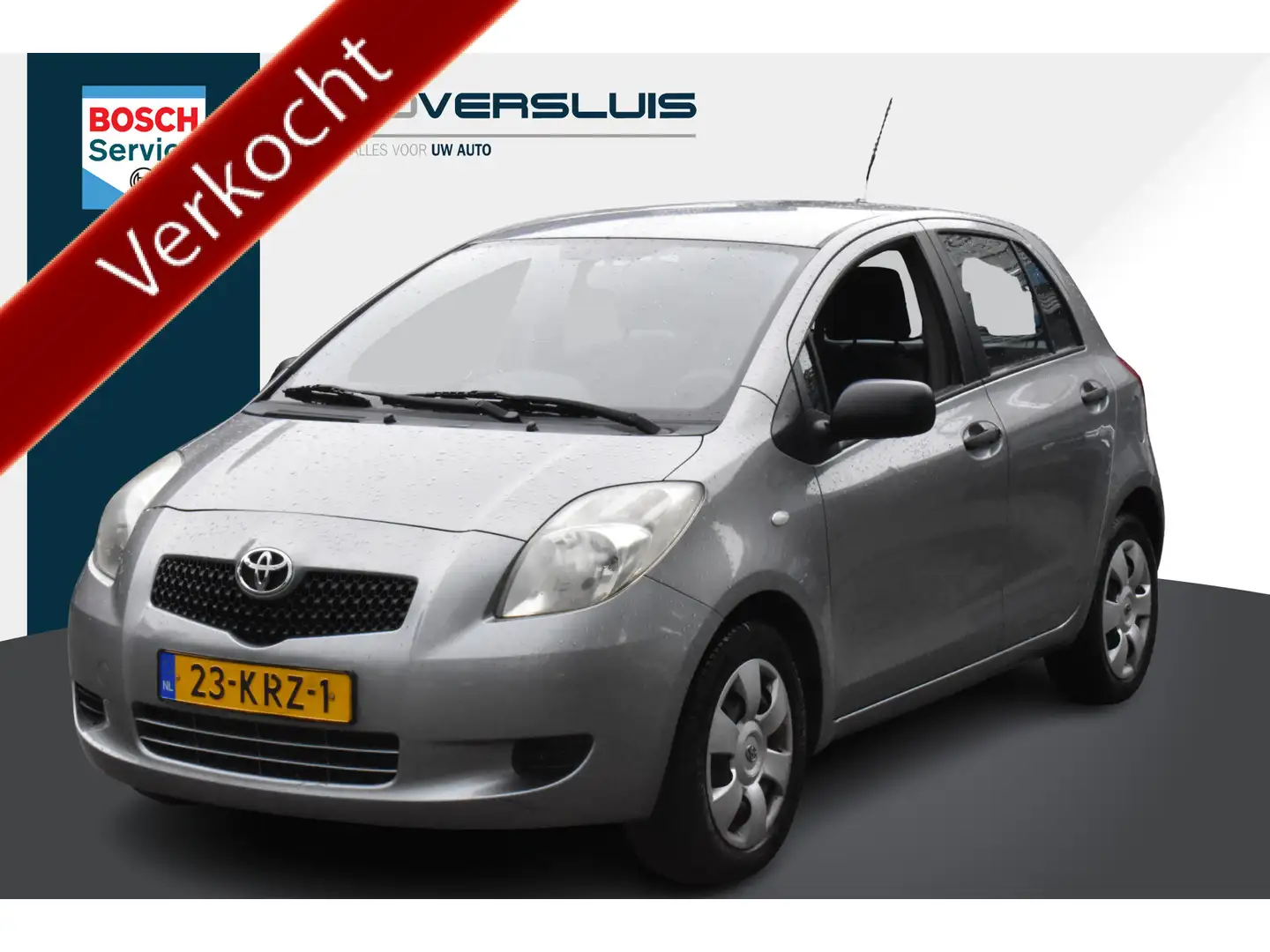 Toyota Yaris 1.3 VVTi Sol Airco | 5-Deurs | 100% Onderhouden | Gris - 1