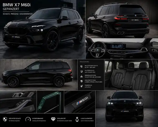 BMW X7 M60 M60i xDrive*ARMORED*B6*ARMOURED*GEPANZERT