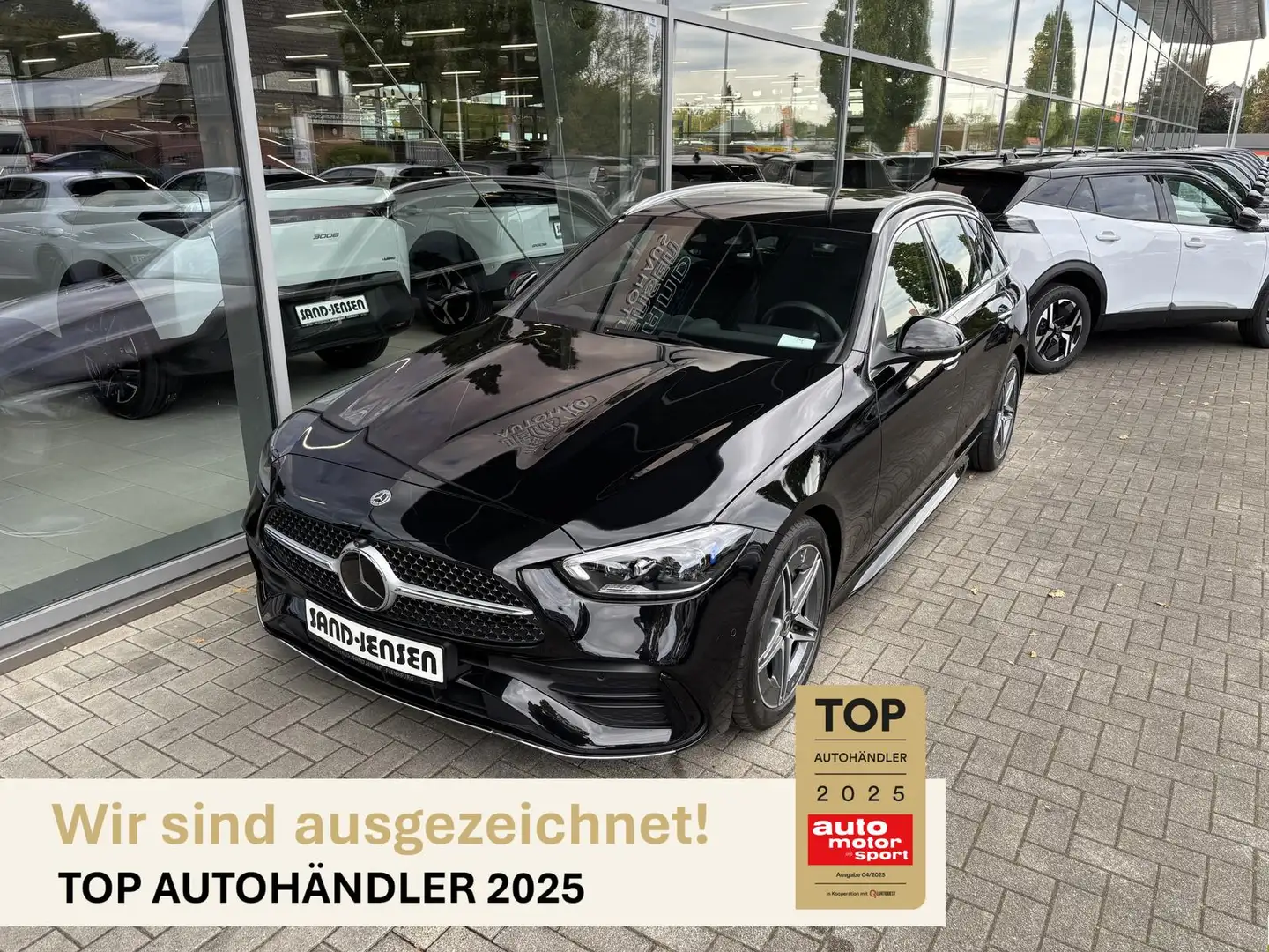 Mercedes-Benz C 220 d T-Modell AMG Line Prem Distr AHK 360 18" Schwarz - 1