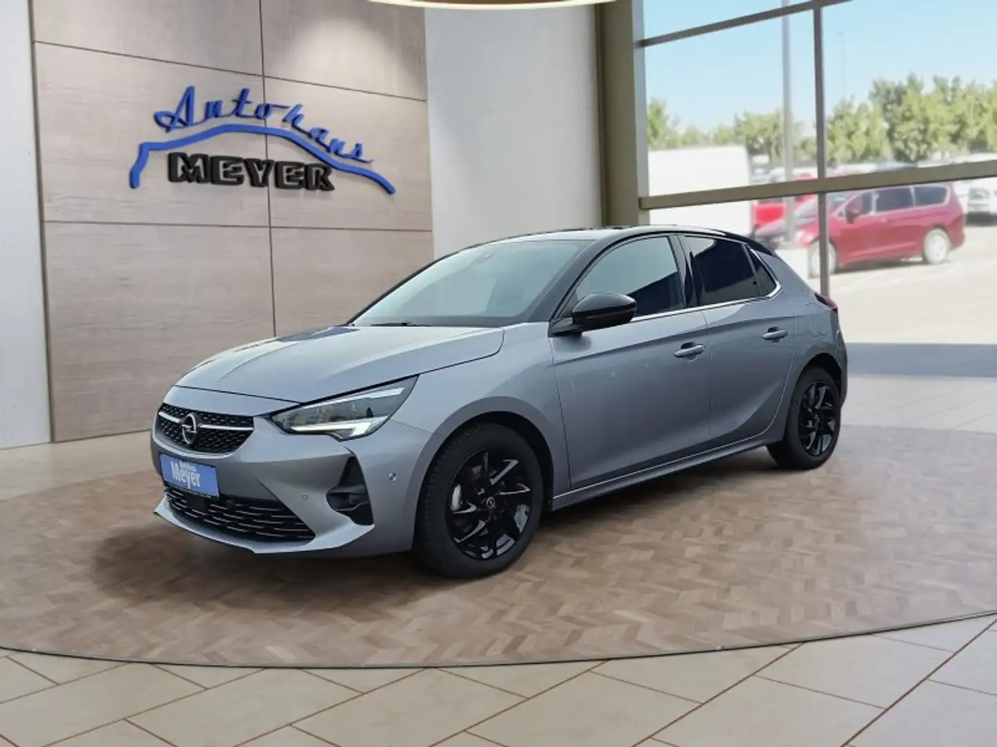 Opel Corsa GS 1.2T 100PS LED/Navi/Kamera/Leder/Winterp. Silber - 1