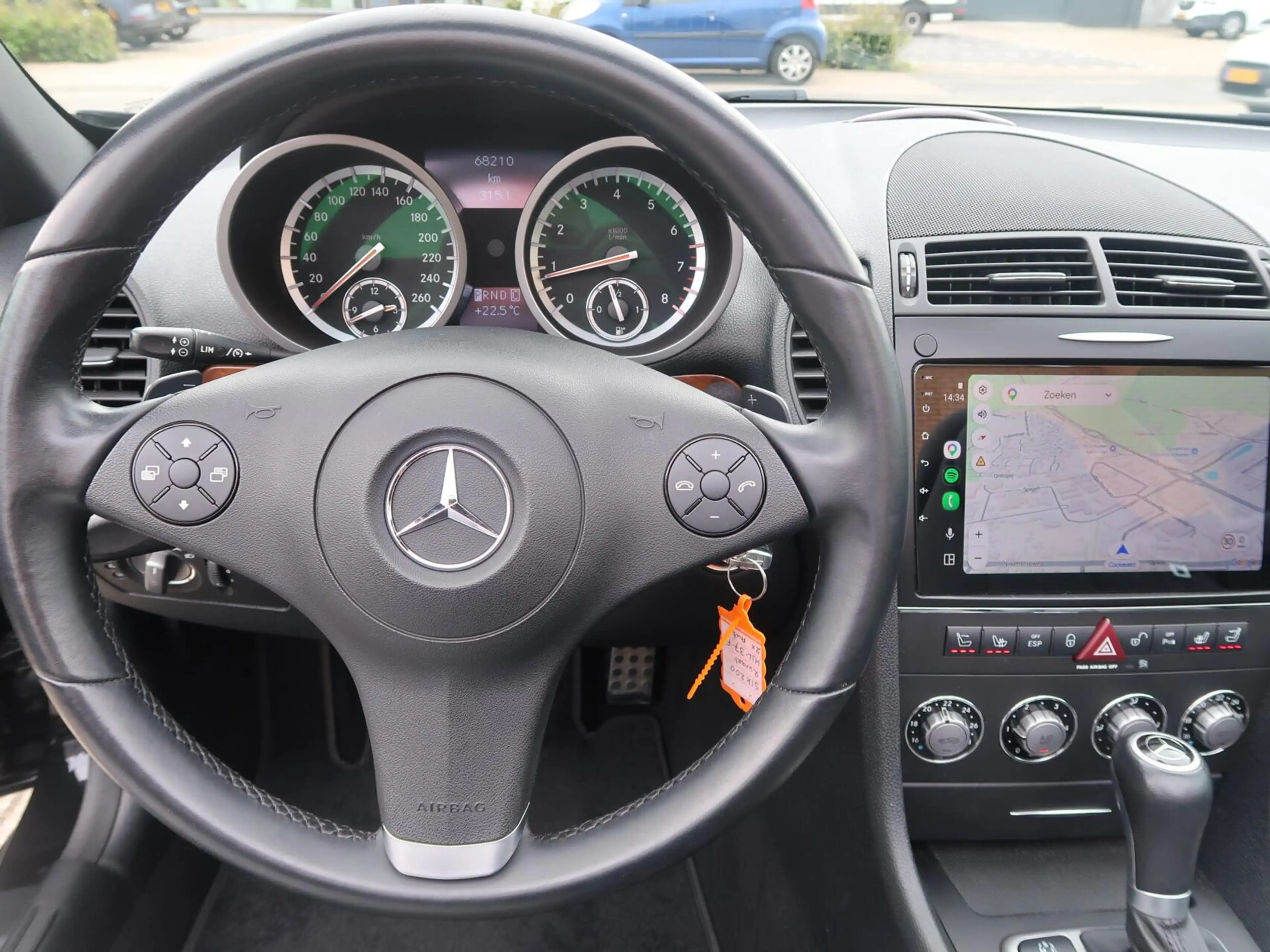 Mercedes-Benz SLK 200 K. AUT F-1 NAVIGATIE|CARPLAY|AIRSCARF|AIRCO|BLUETO — photo 11