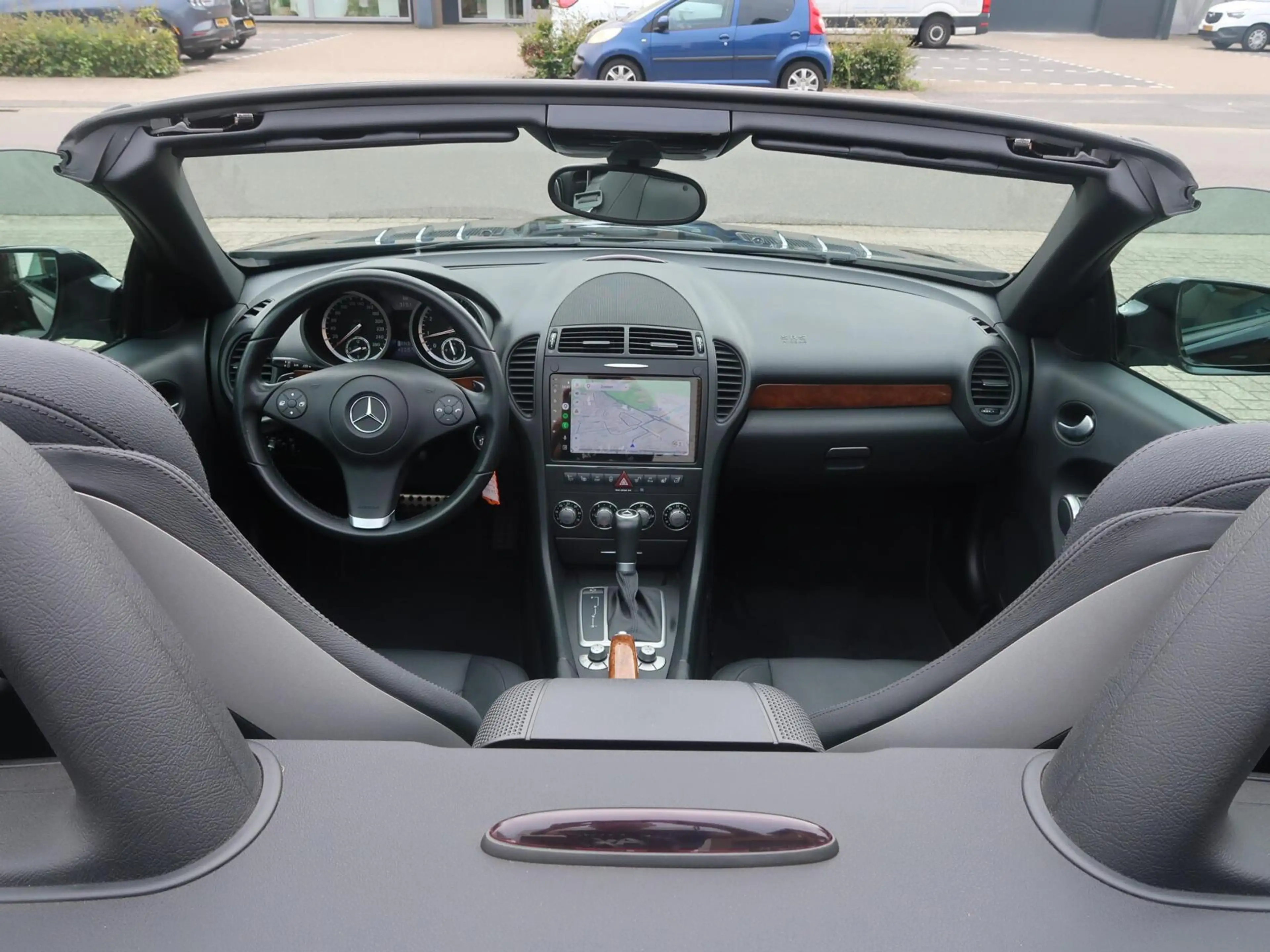 Mercedes-Benz SLK 200 K. AUT F-1 NAVIGATIE|CARPLAY|AIRSCARF|AIRCO|BLUETO — photo 9