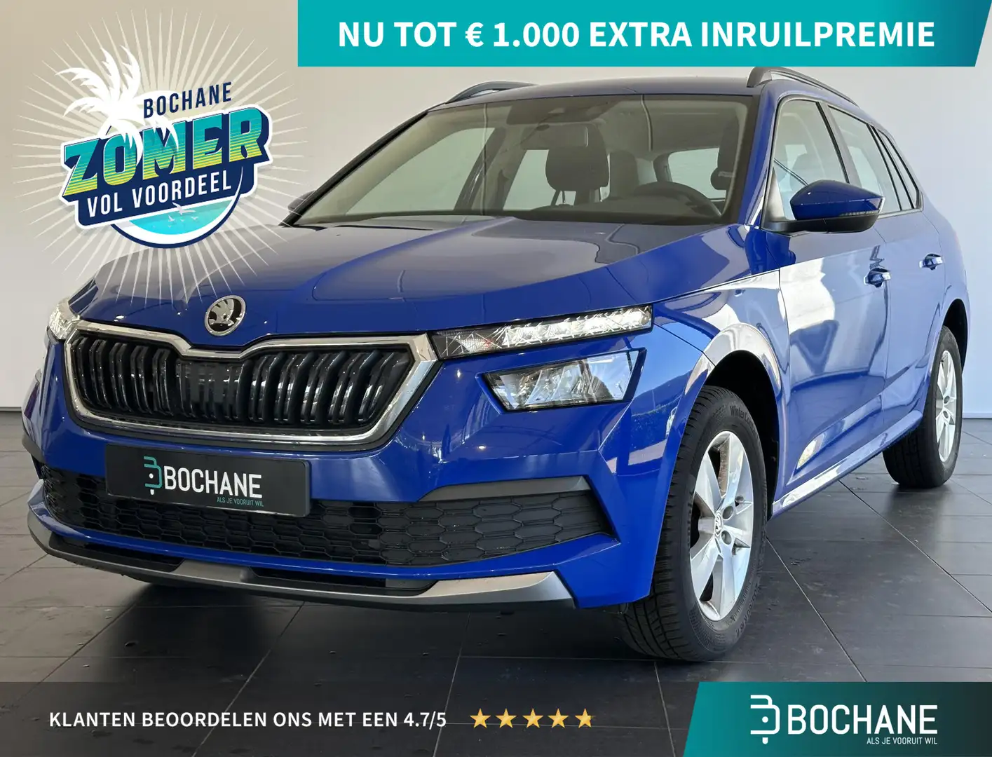 Skoda Kamiq 1.0 TSI Ambition | TREKHAAK | APPLE CARPLAY/ANDROI Azul - 1