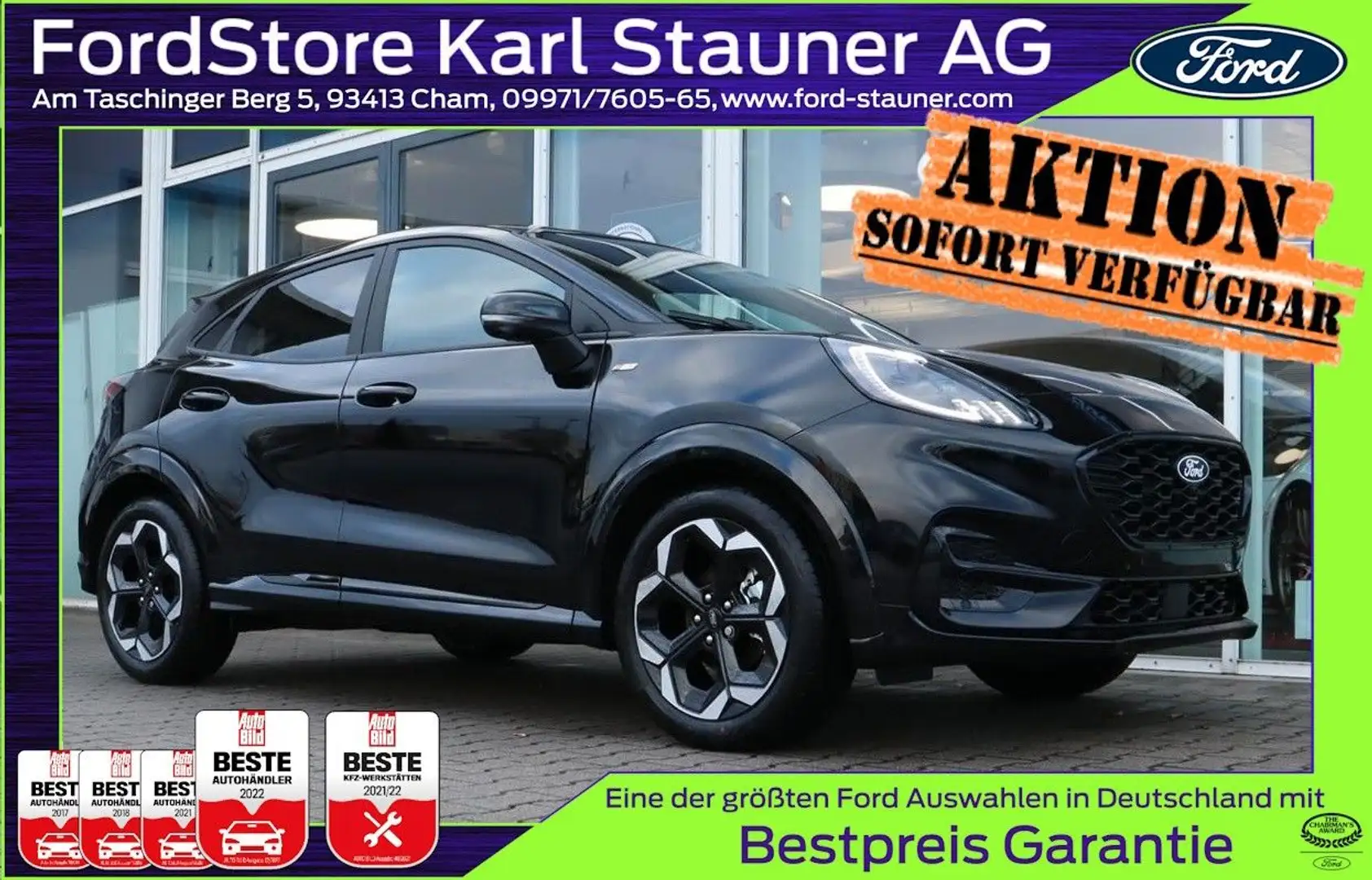 Ford Puma ST-Line X 1.0 EcoB MHEV 4,99% FIN* AHK Schwarz - 1
