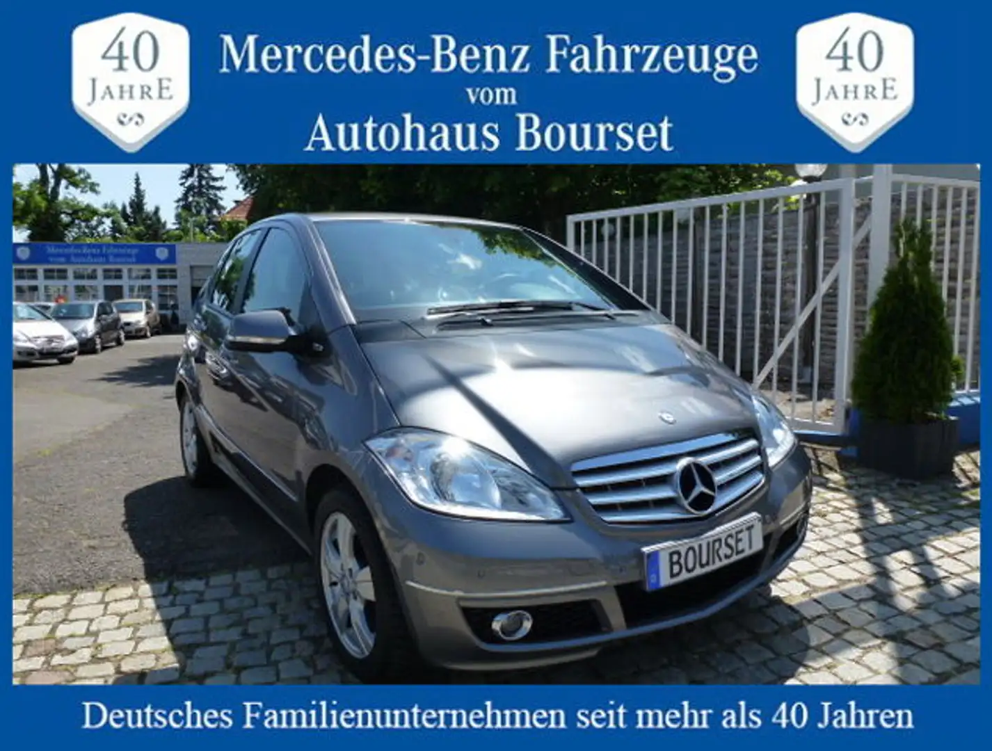 Mercedes-Benz A 160 AVANTGARDE Autom-Klima-59 TKM-Sitzheizung- Gris - 1