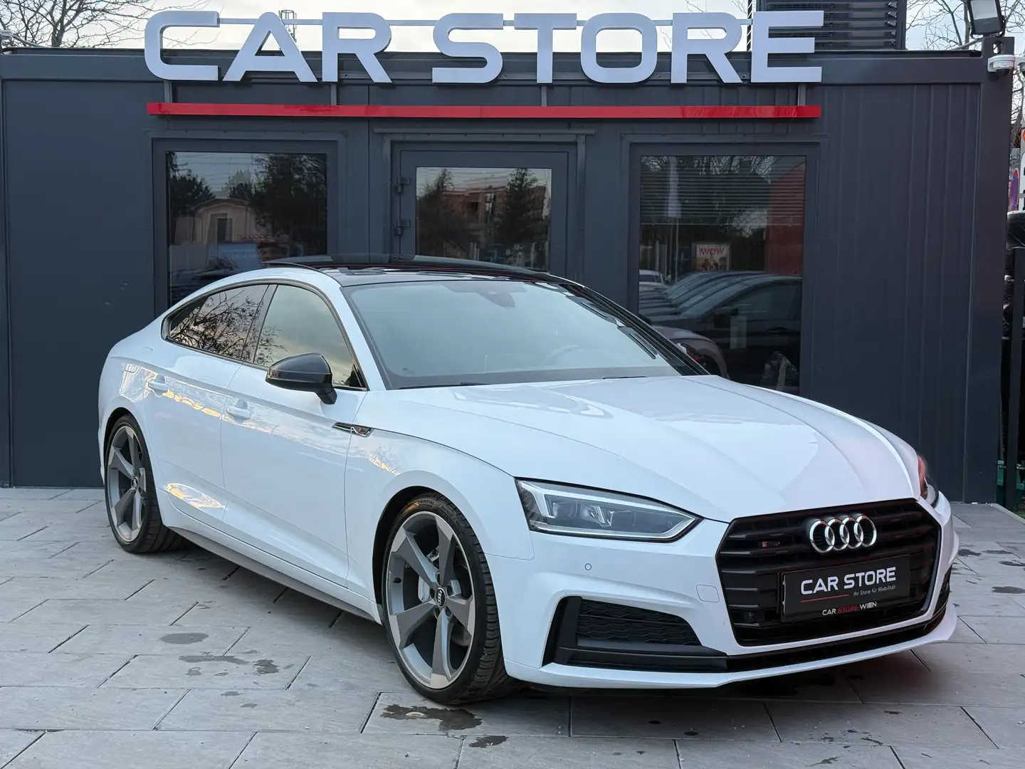 Audi A5 40TDI|sport|Pano|Leder|Navi|360G|LED|Schalensitze Weiß - 1