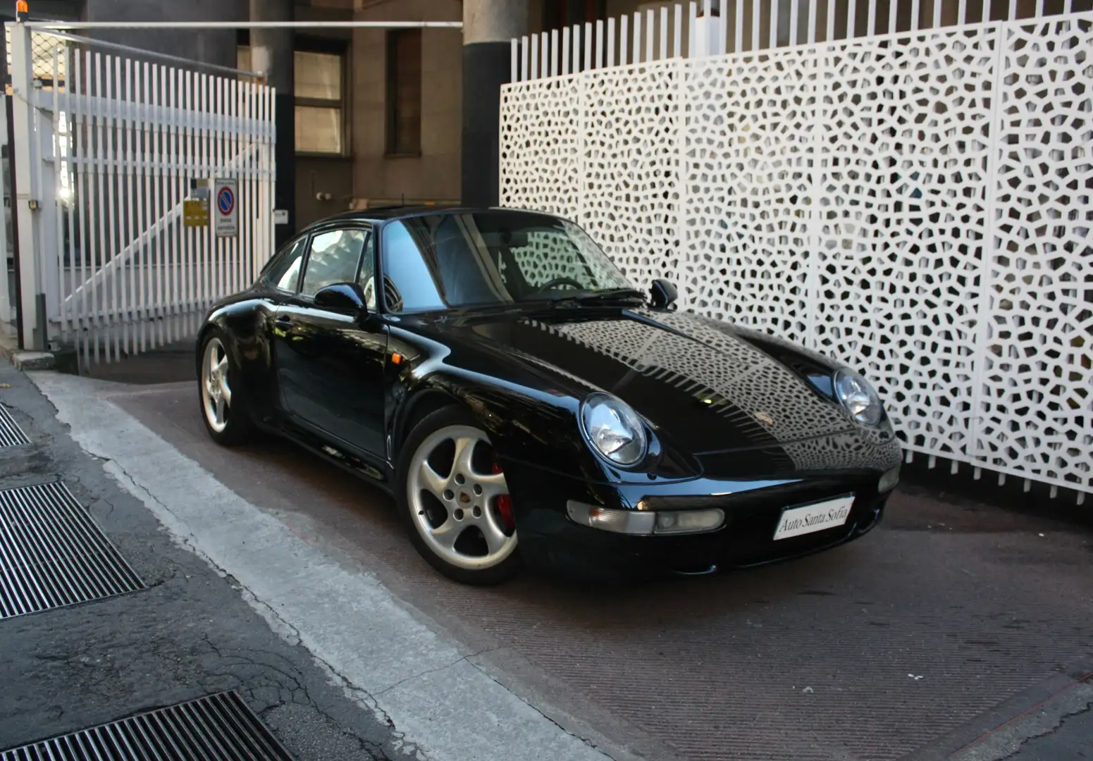 Porsche 993 911 Carrera 4S Coupé-italiana-service book-ASI Siyah - 1