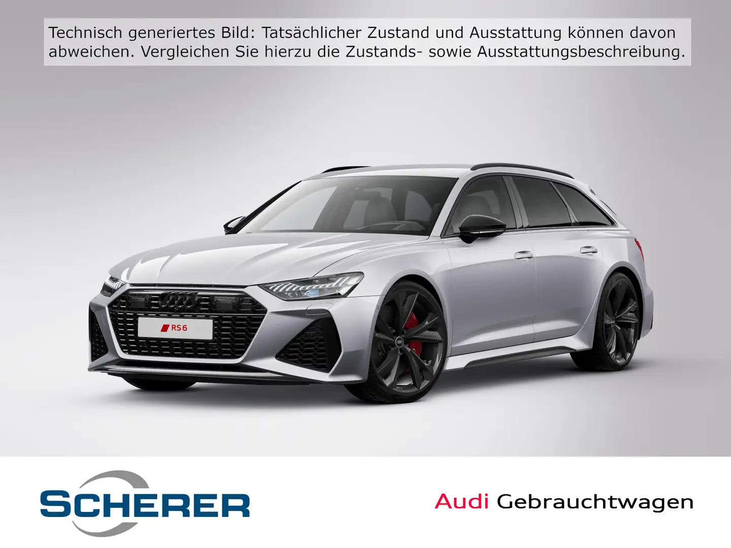 Audi RS6 RS6 Avant *HUD*B&O*LASER*STANDHZ.* Silber - 1