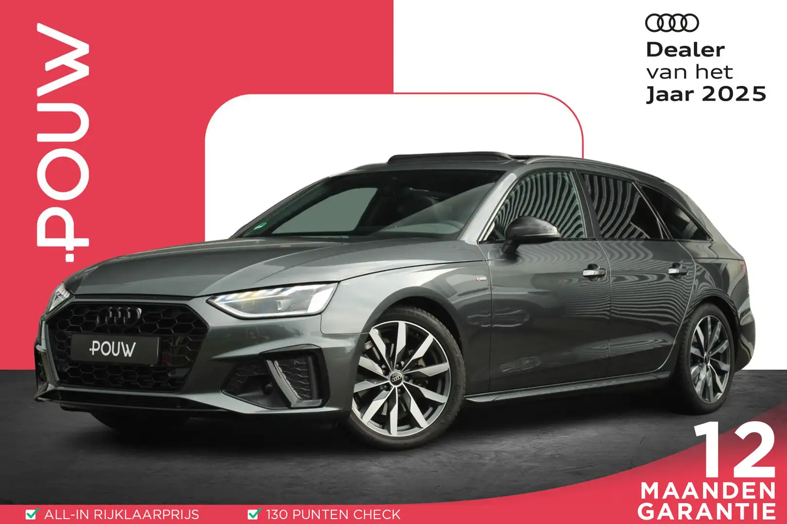 Audi A4 Avant 35 TFSI 150pk S Edition Competition | Panora Grijs - 1