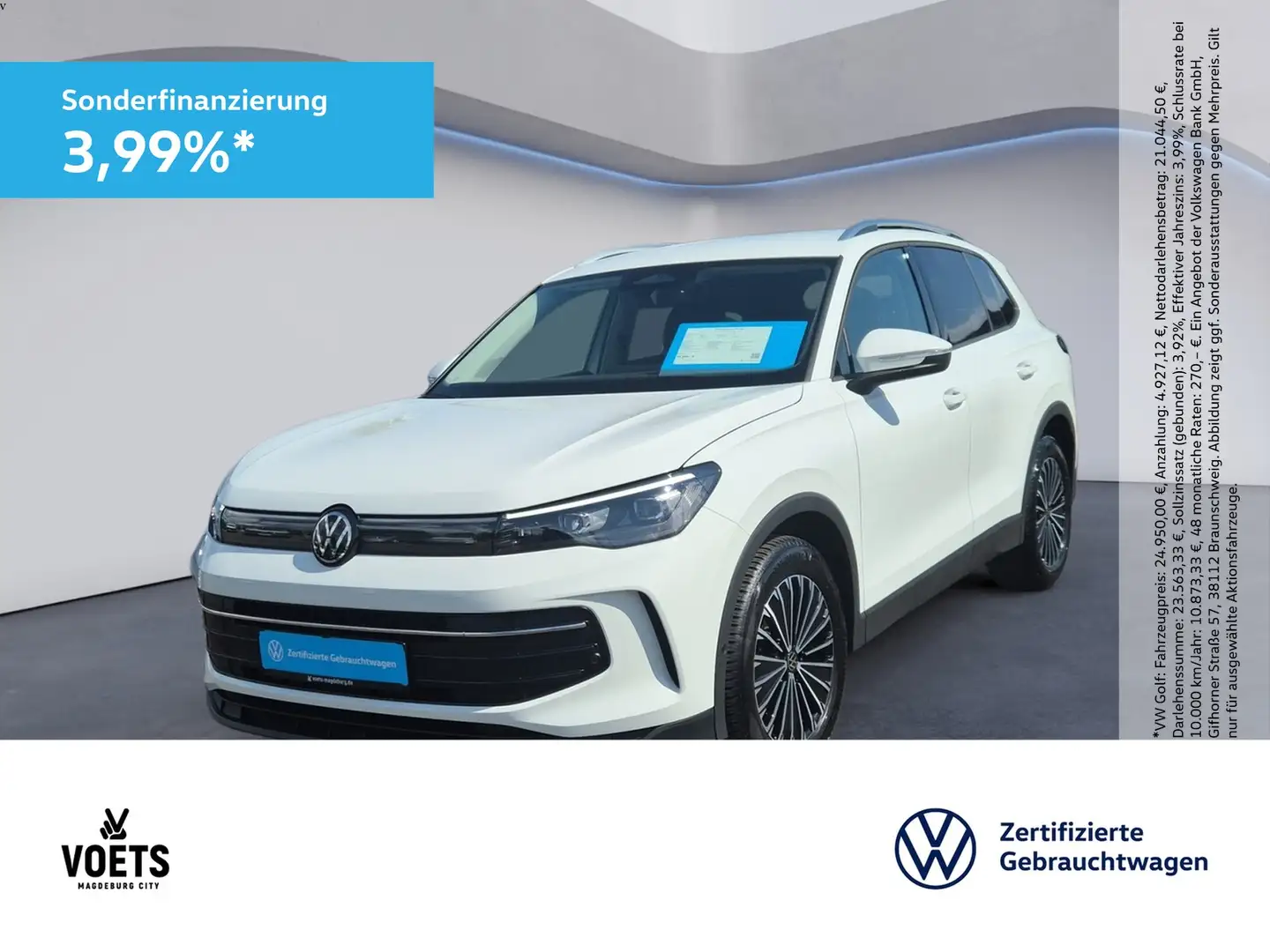 Volkswagen Tiguan 1.5 TSI Life DSG+KAM+AHK+LED+NAVI Blanc - 1