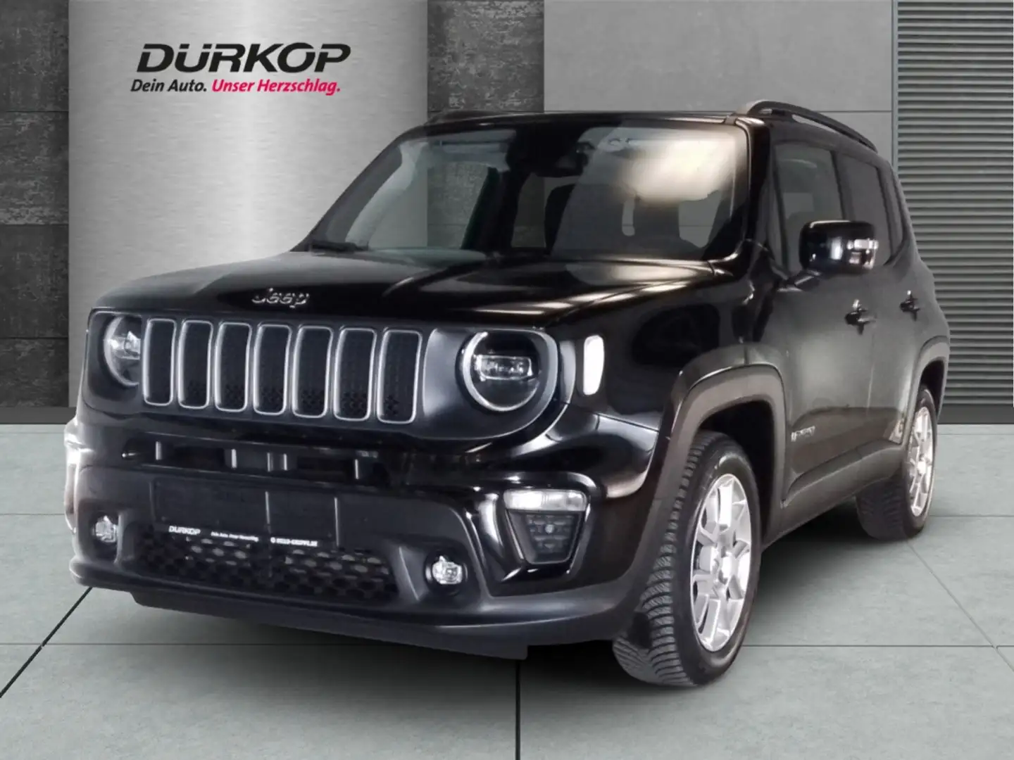 Jeep Renegade 1.5 MHEV 4x2 Limited Automatik Panorama-/Schiebeda Schwarz - 1