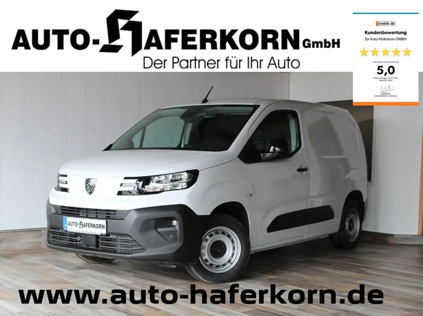 Peugeot Partner L1 1.5 BlueHdi 100*KLIMAAUTO*DAB* Biały - 1