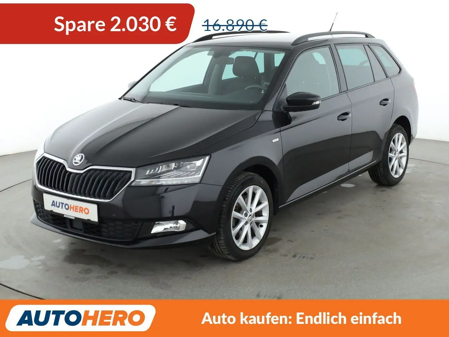 Skoda Fabia 1.0 TSI Soleil Aut.*LED*TEMPO*PDC*KLIMA* Schwarz - 1