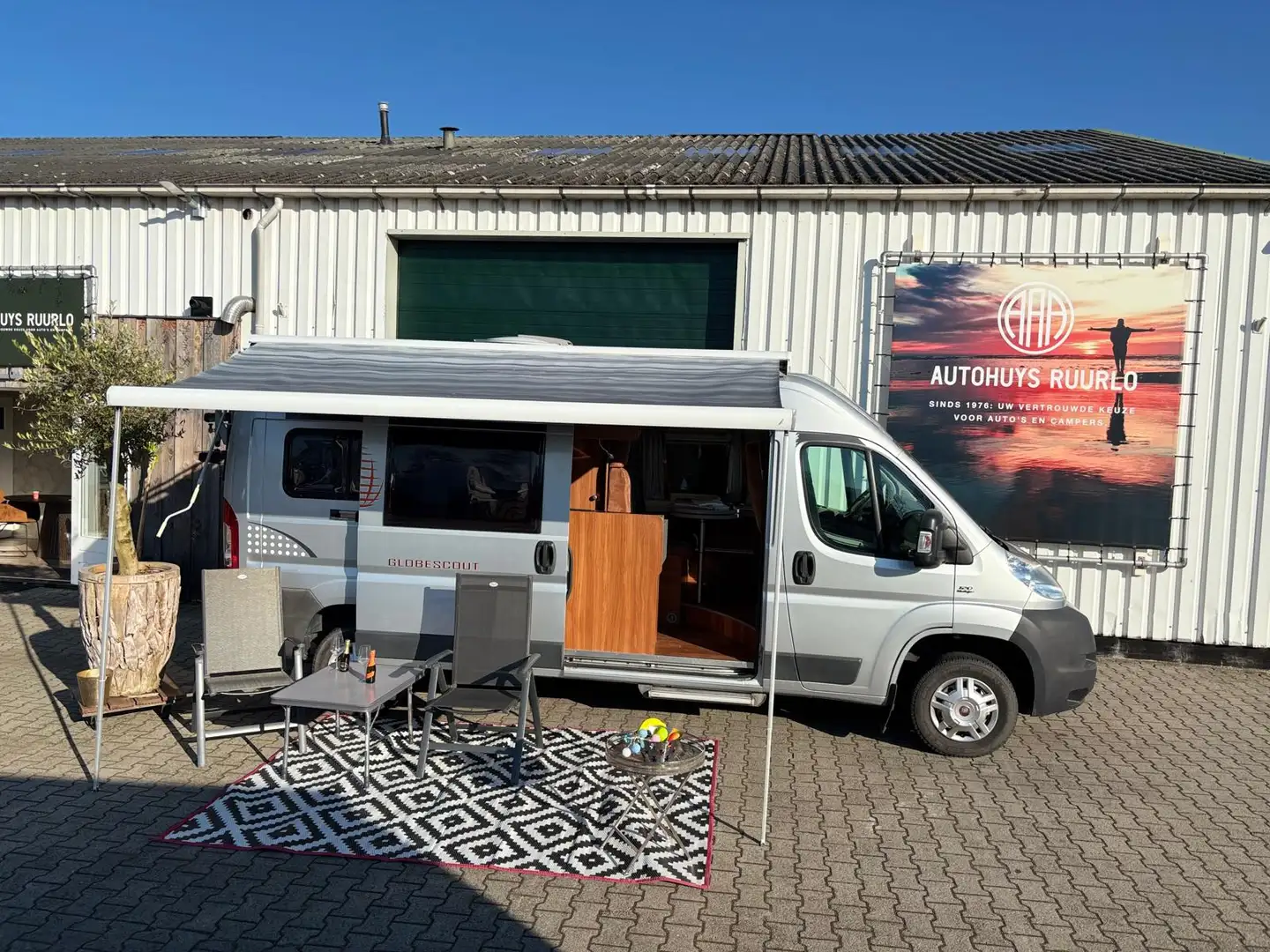 Pössl GLOBESCOUT FIAT120PK, offgrid 4P\AIRCO/ Euro Gris - 2