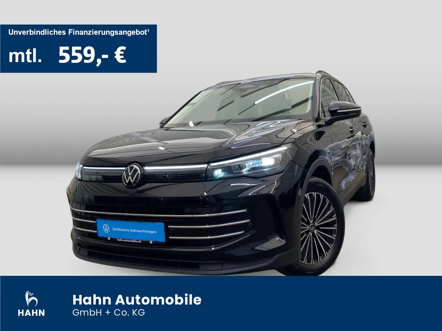 Volkswagen Tiguan 1.5 eTSI DSG Elegance Standhzg AHK Park A Schwarz - 1