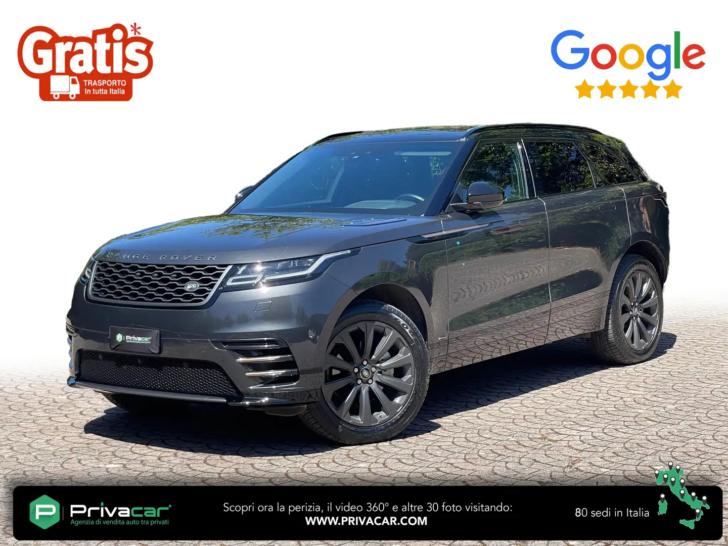 Land Rover Range Rover Velar Range Rover Velar 2.0D I4 240 CV R-Dynamic S Argento - 1