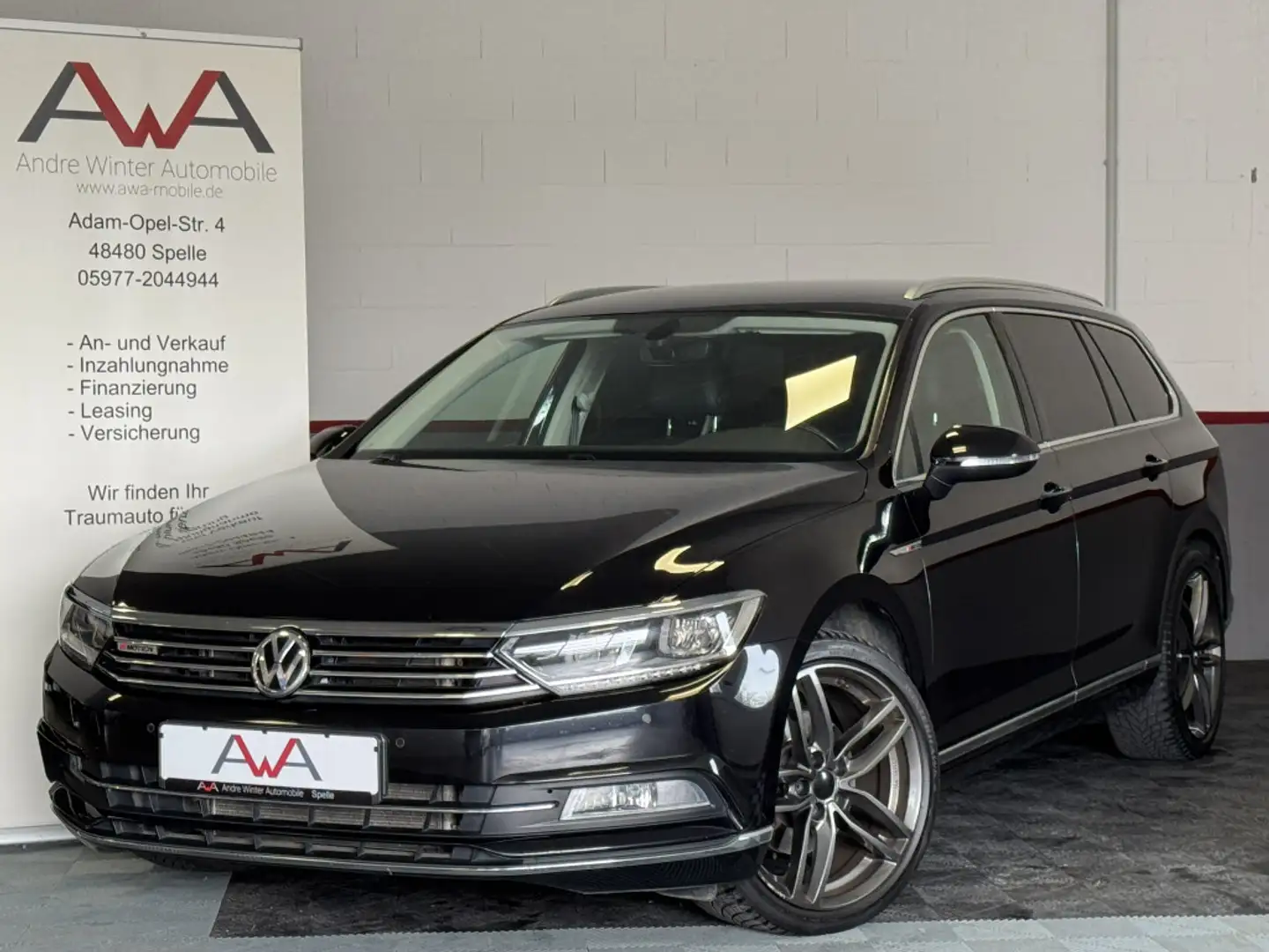 Volkswagen Passat Variant 2.0 TDI Highline 4Motion ACC AHK Schwarz - 1