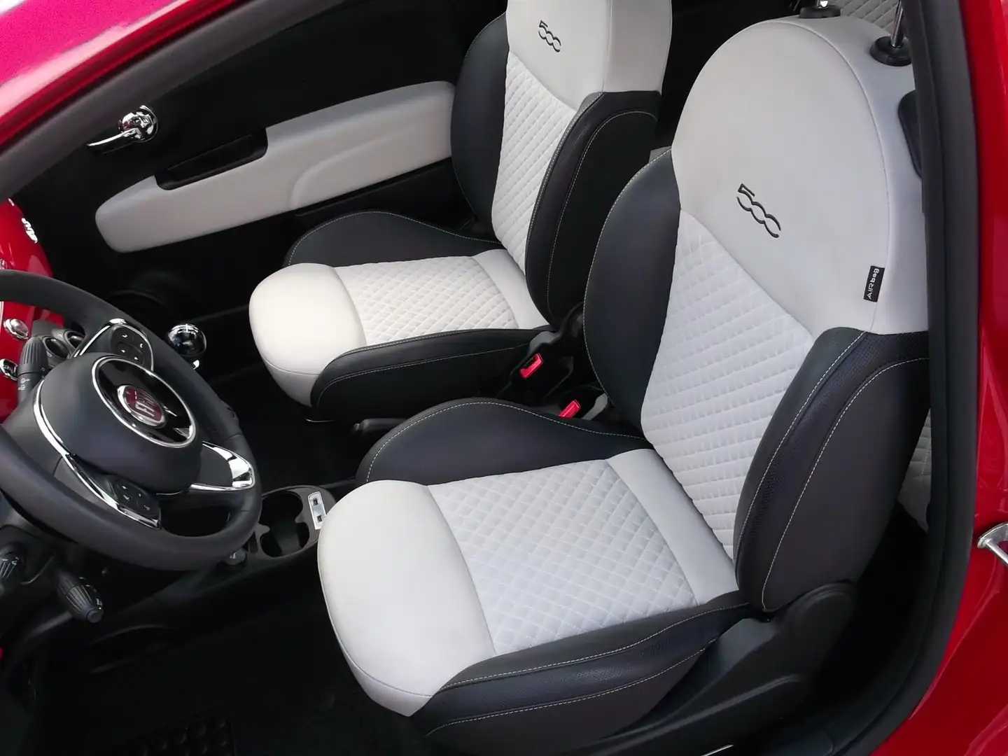 Fiat 500 DolceVita 1.0 Hybrid GSE DAB Glasdach Tempomat Tei Rojo - 2