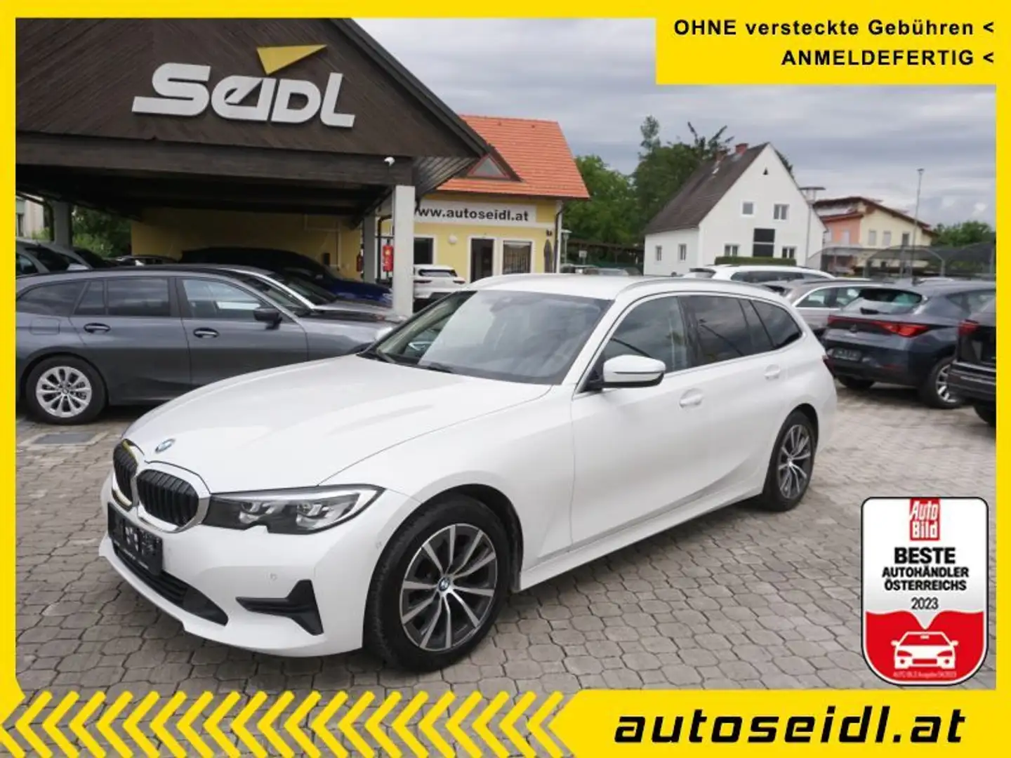 BMW 318 d Touring Aut. *LED+NAVI* Weiß - 1