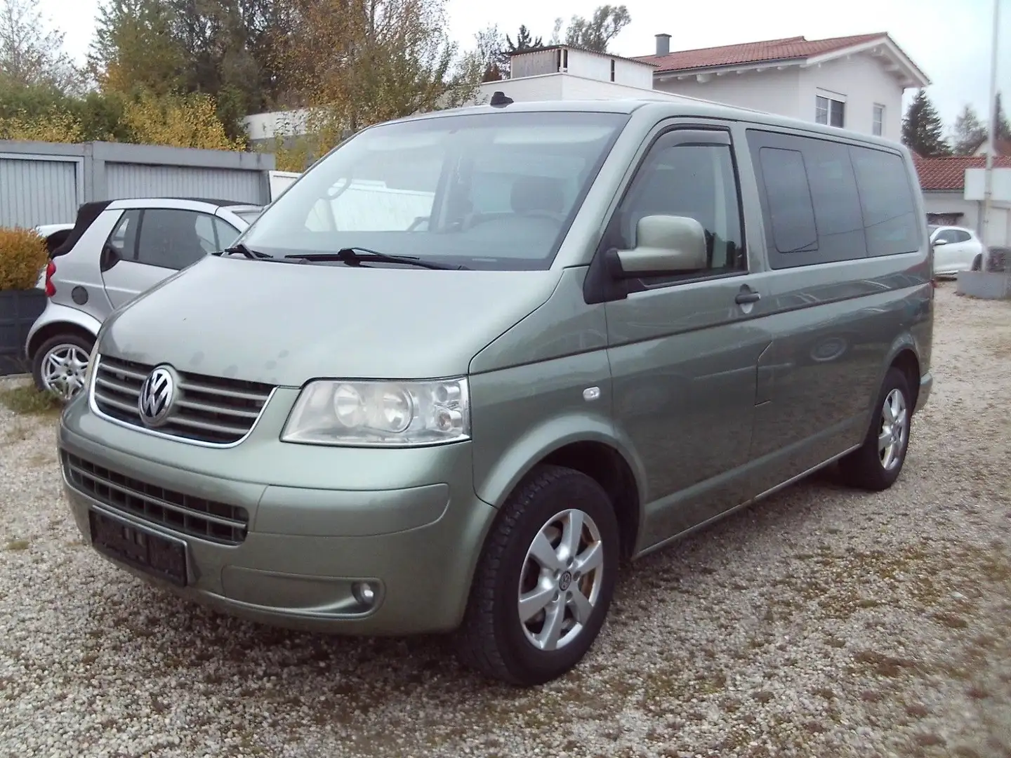 Volkswagen T5 Transporter T5 Bus Multivan Startline Klima 8.Fachb. Alu Grün - 1