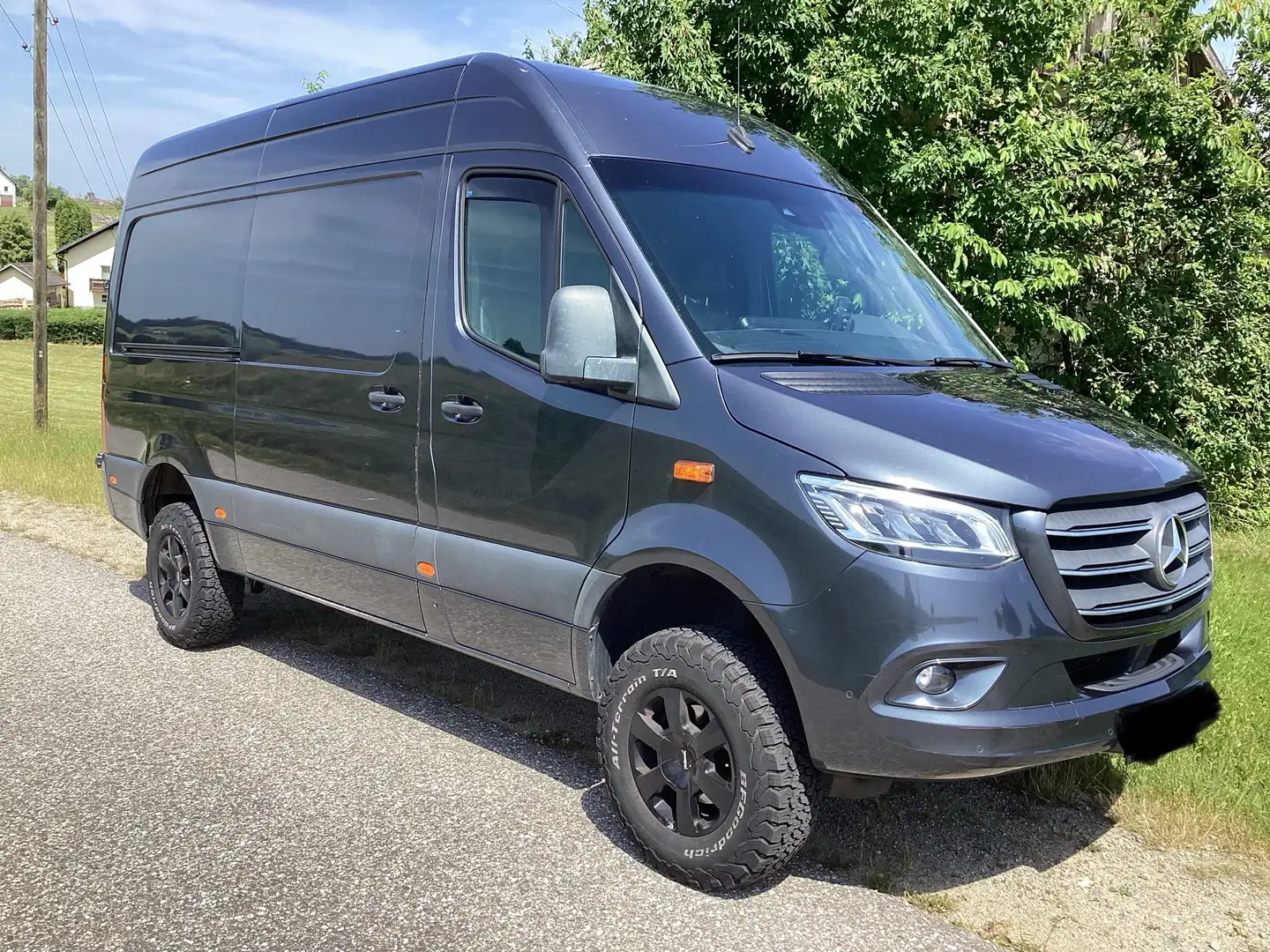 Mercedes-Benz Sprinter Sprinter Oberaigner V6 Allrad 4x4 7 G Tronic Low R Grau - 2