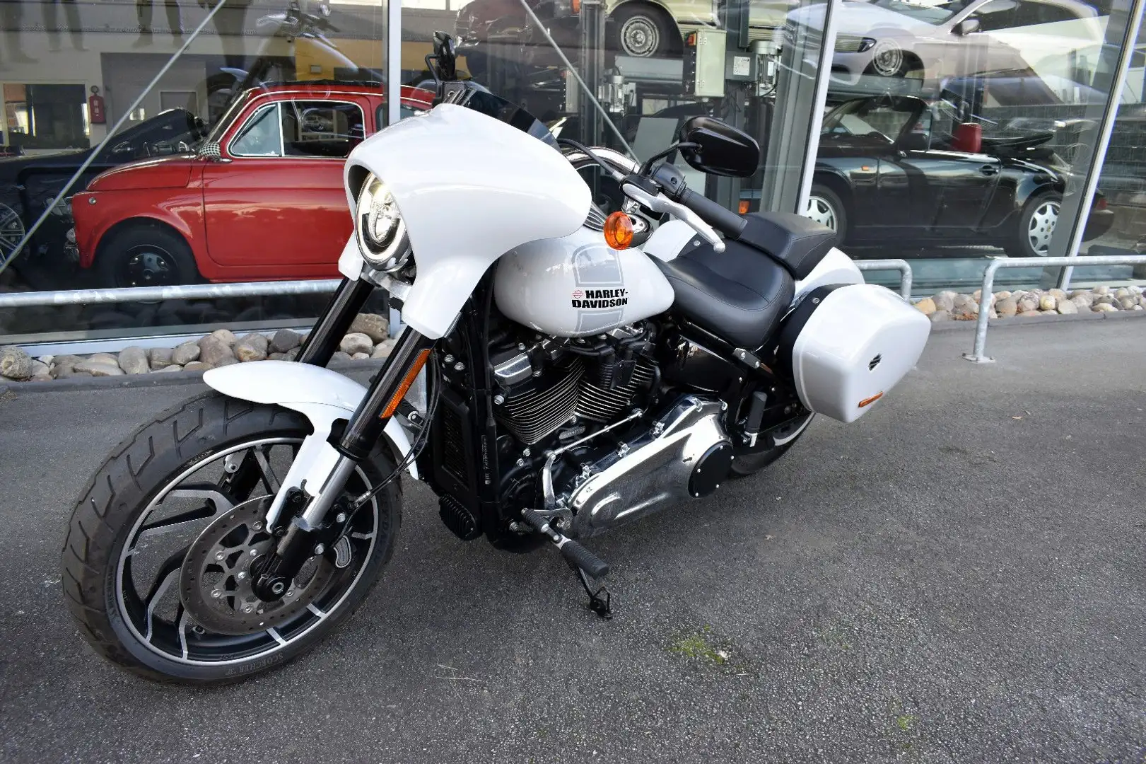 Harley-Davidson FLSB Softail Sport Glid *1.Hand*Neuzustand*900Km Wit - 1
