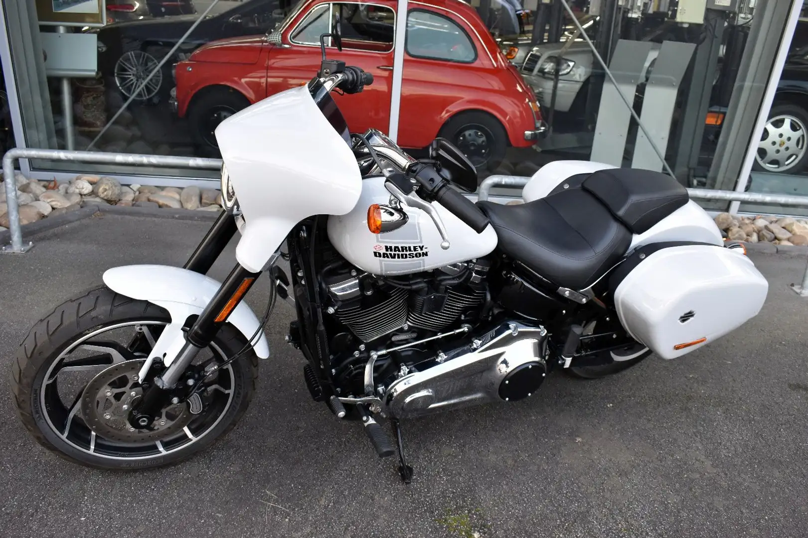 Harley-Davidson FLSB Softail Sport Glid *1.Hand*Neuzustand*900Km Wit - 2