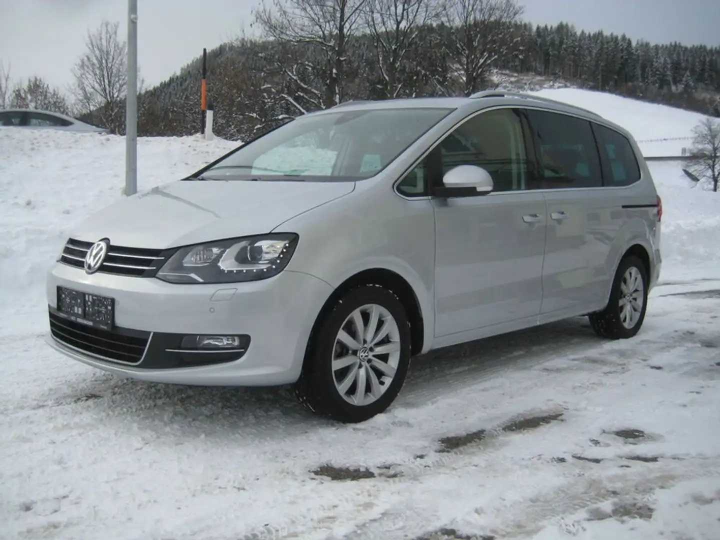 Volkswagen Sharan Business+ 7 Sitzer AHK elektr Türen, Standh Argent - 1