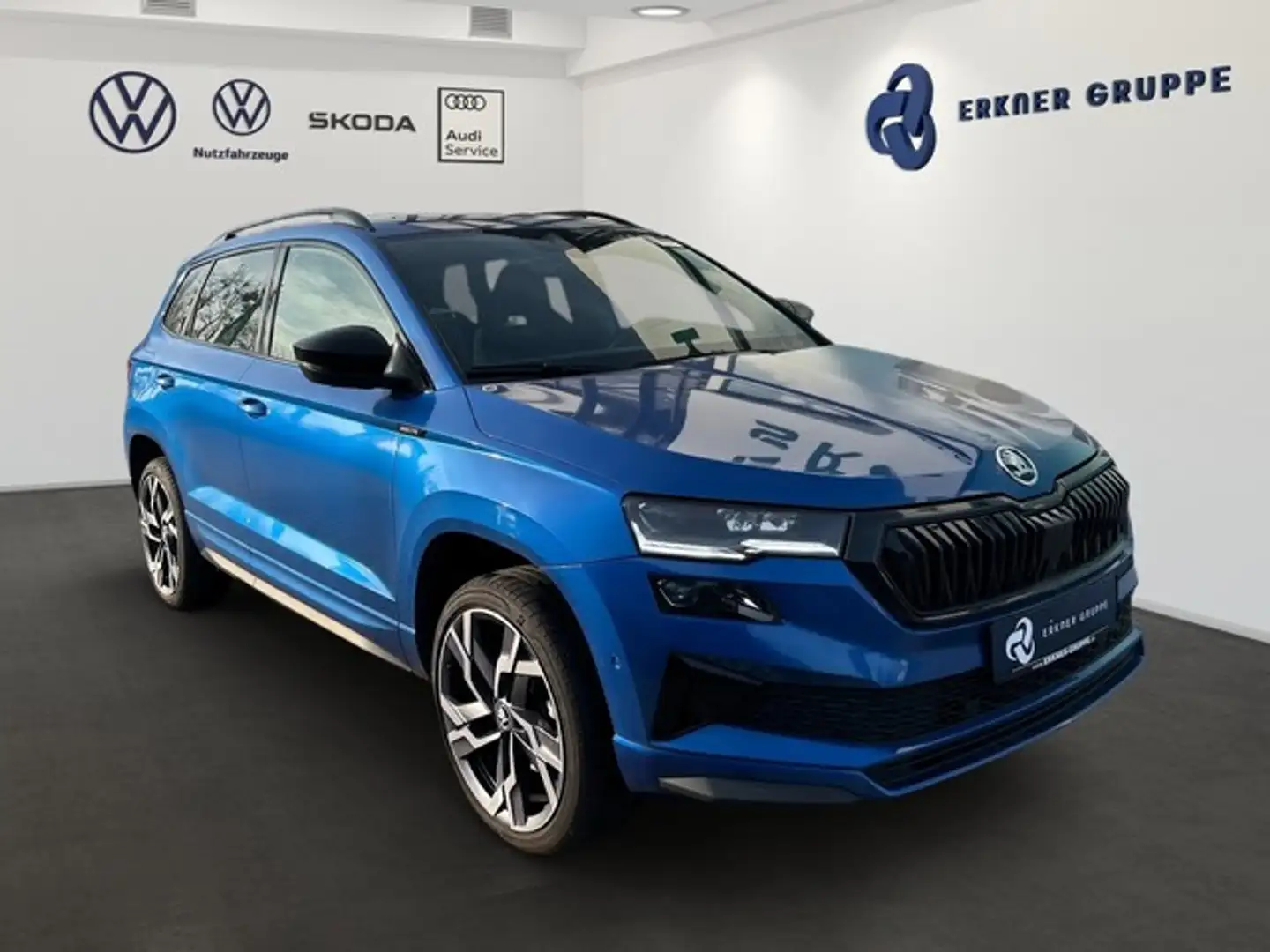 Skoda Karoq 1.5 TSI DSG Sportline +ACC+AHK+BHZFS+360°+NAVI+ Blau - 2