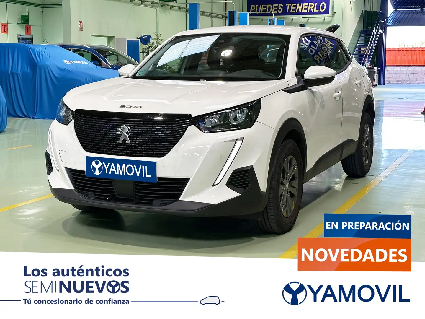 Peugeot 2008 1.2 PureTech S&S Active Pack 100 Blanc - 1