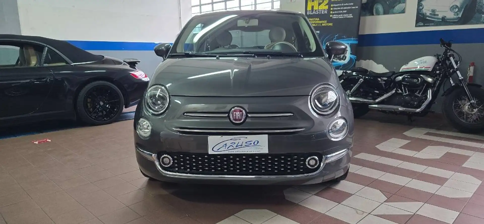 Fiat 500 1.2 Lounge 69cv *GAR FIAT 2ANNI* Grigio - 2