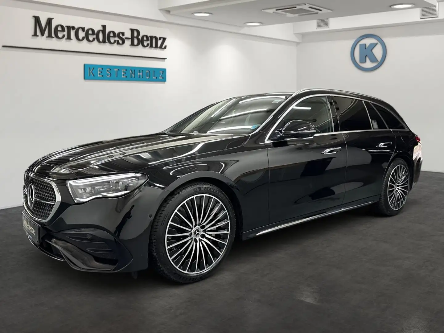 Mercedes-Benz E 300 e T-Modell AMG+BURMESTER+PANO+DIGITALLIGHT Schwarz - 2