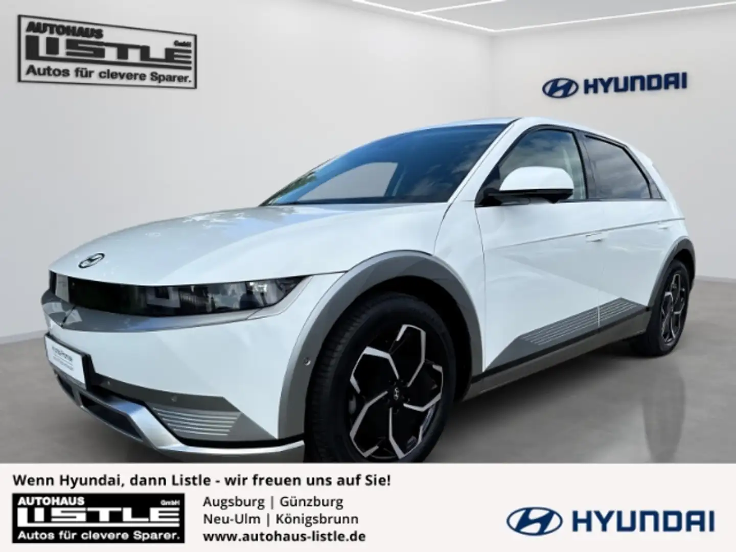 Hyundai IONIQ 5 Allradantrieb 58kWh  UNIQ-Paket+Assistenzpaket+AHK Weiß - 1