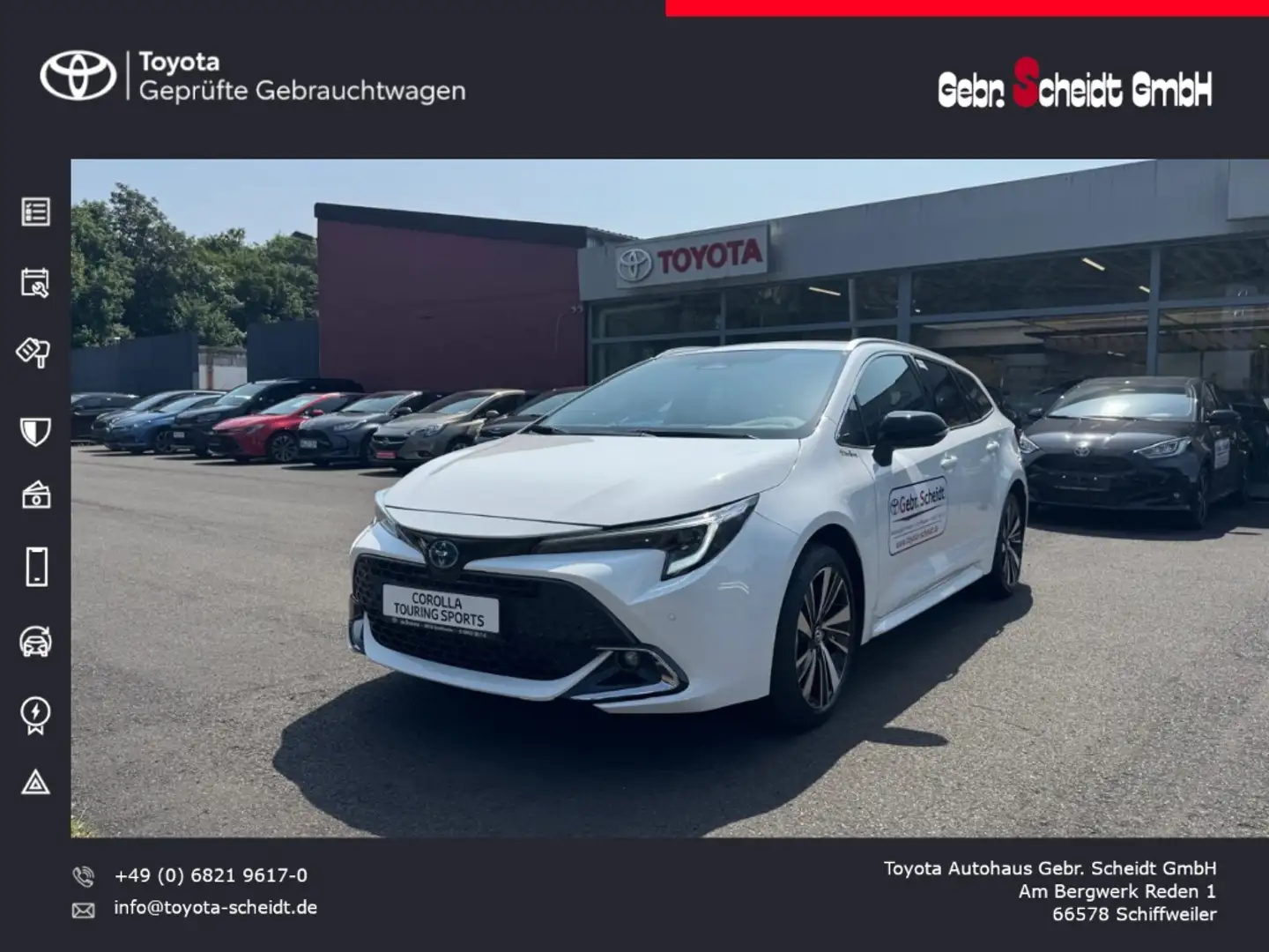 Toyota Corolla Touring Sports Hybrid Teamplayer 1.8 EU6e Wit - 1