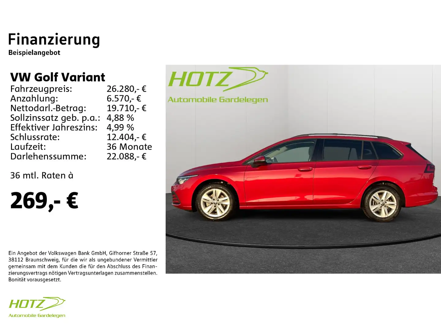 Volkswagen Golf Variant Golf VIII Variant 1.5 TSI Life Matrix/Pano/ACC Rouge - 2