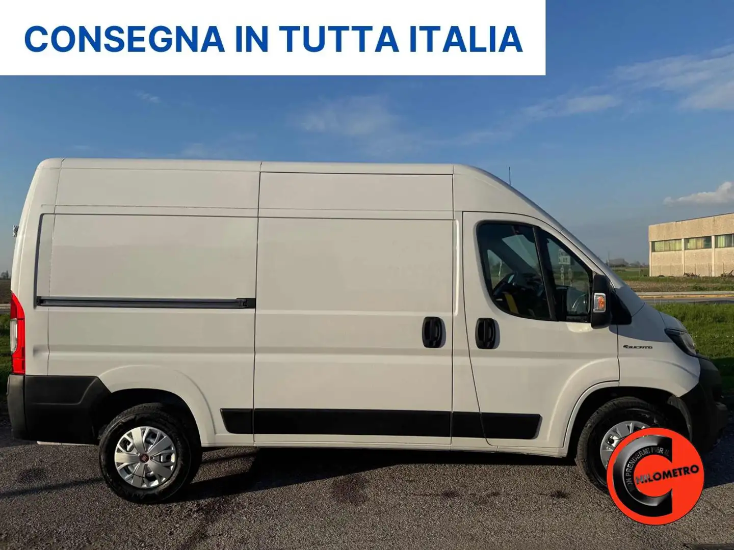 Fiat Ducato 35 122CV 47kWh(PM-TM-L2H2)FURGONE ELETTRICO-KM 470 Bianco - 2