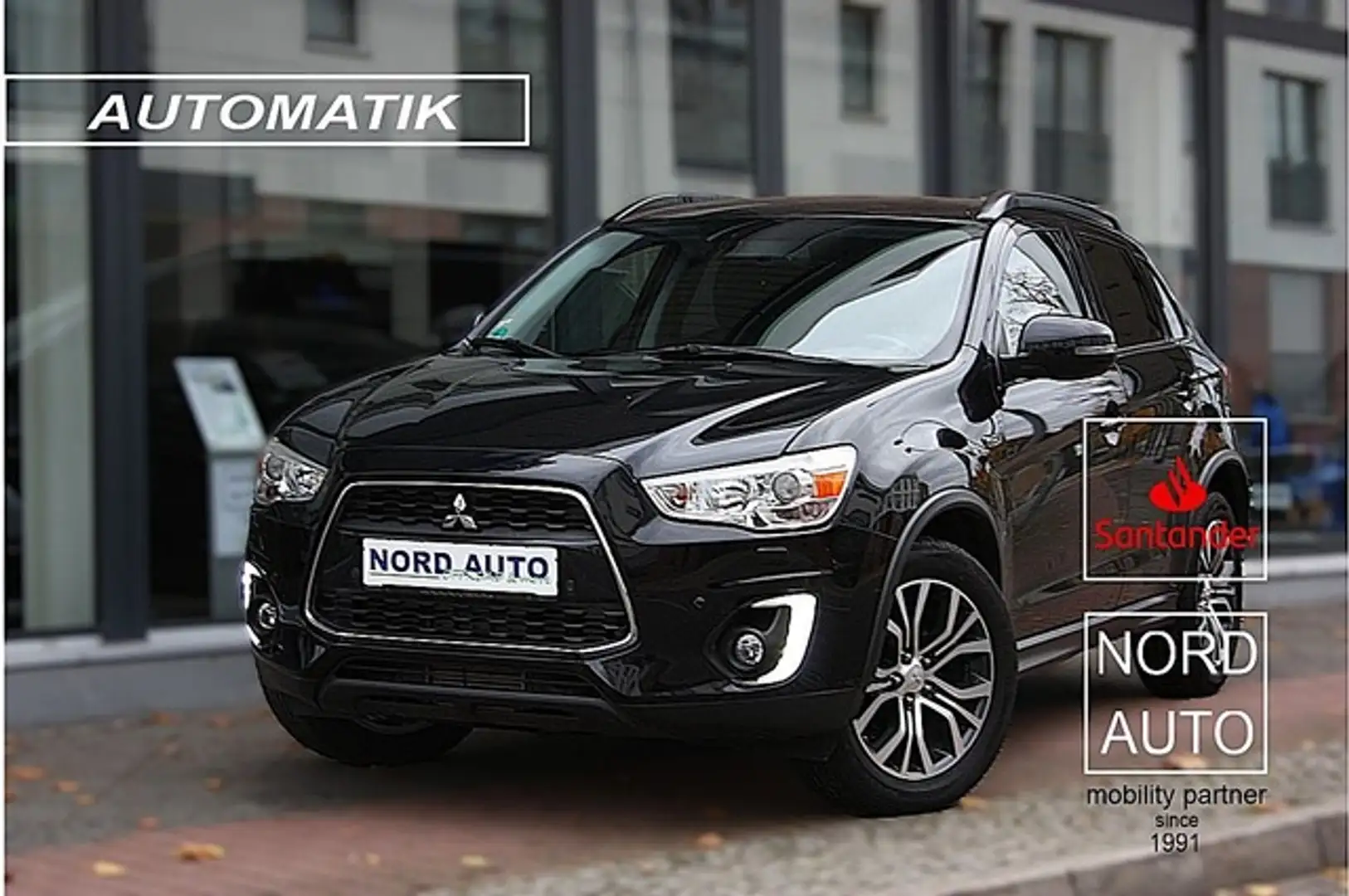 Mitsubishi ASX 2.2D DIAMANT 4x4 Autom Temp/Pdc/Kamera/Xenon Zwart - 1