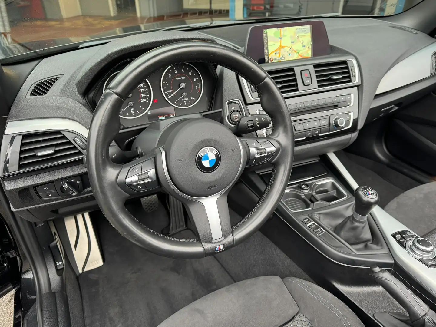 BMW 218 218i Cabriolet✅  M Pack Sport✅ 41.000kms✅GPS Schwarz - 2