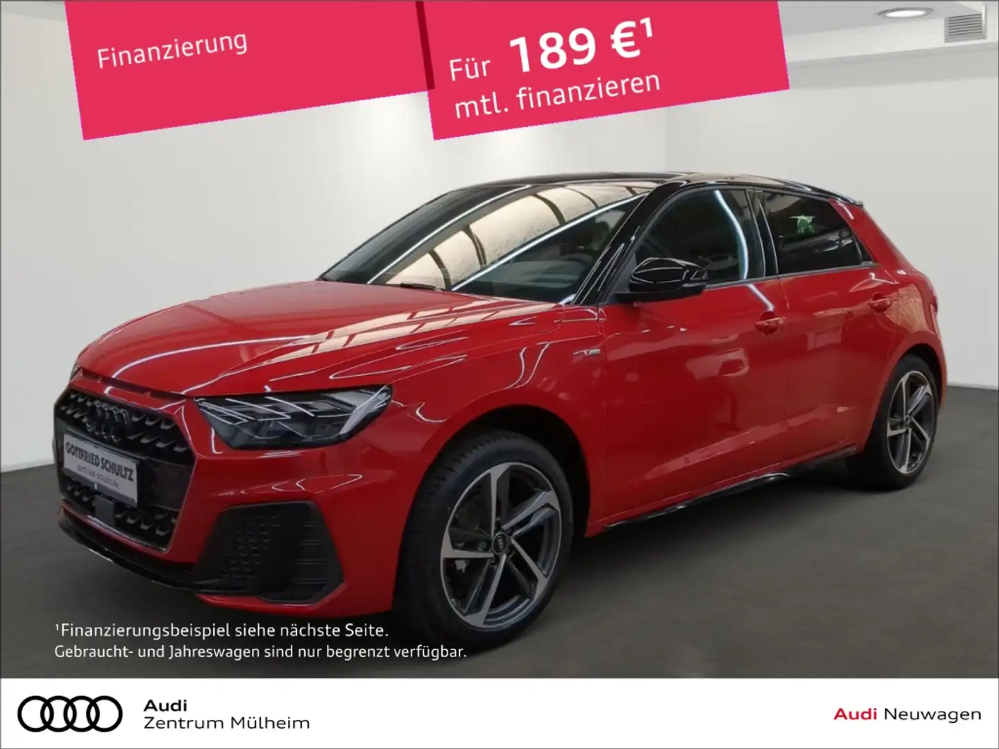 Audi A1 Sportback 25 TFSI S lineDigitales Cockpit Soundsys Rot - 1